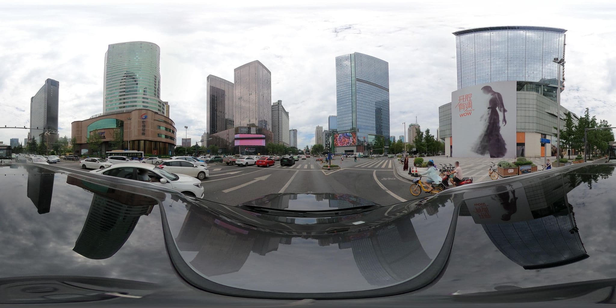 Street view near InterContinental Residences Chengdu City Center, Chengdu — © adirricor (CC BY-SA · Mapillary)