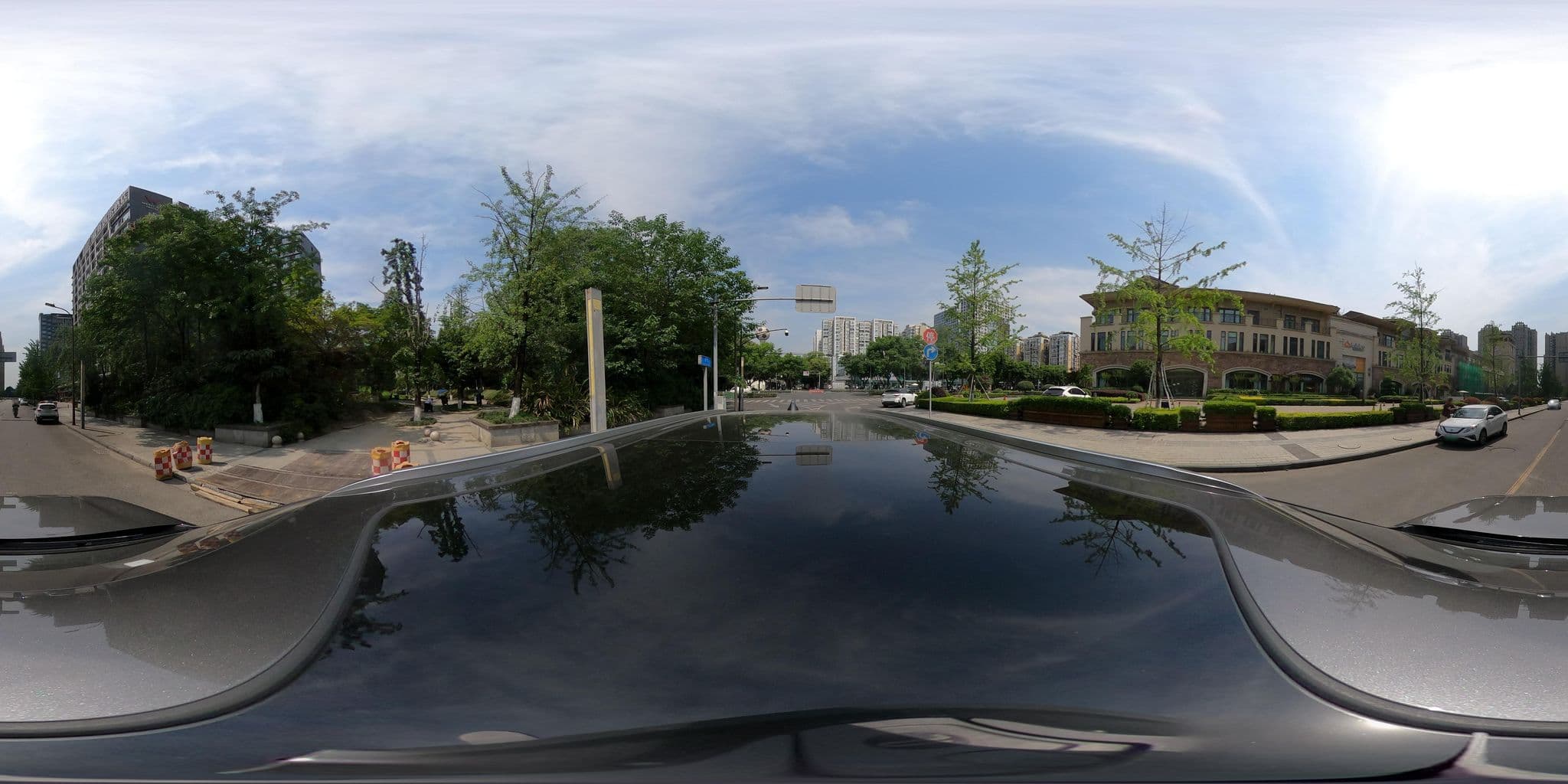 Street view near Celebrity Jinyu International Hotel, Chengdu — © adirricor (CC BY-SA · Mapillary)