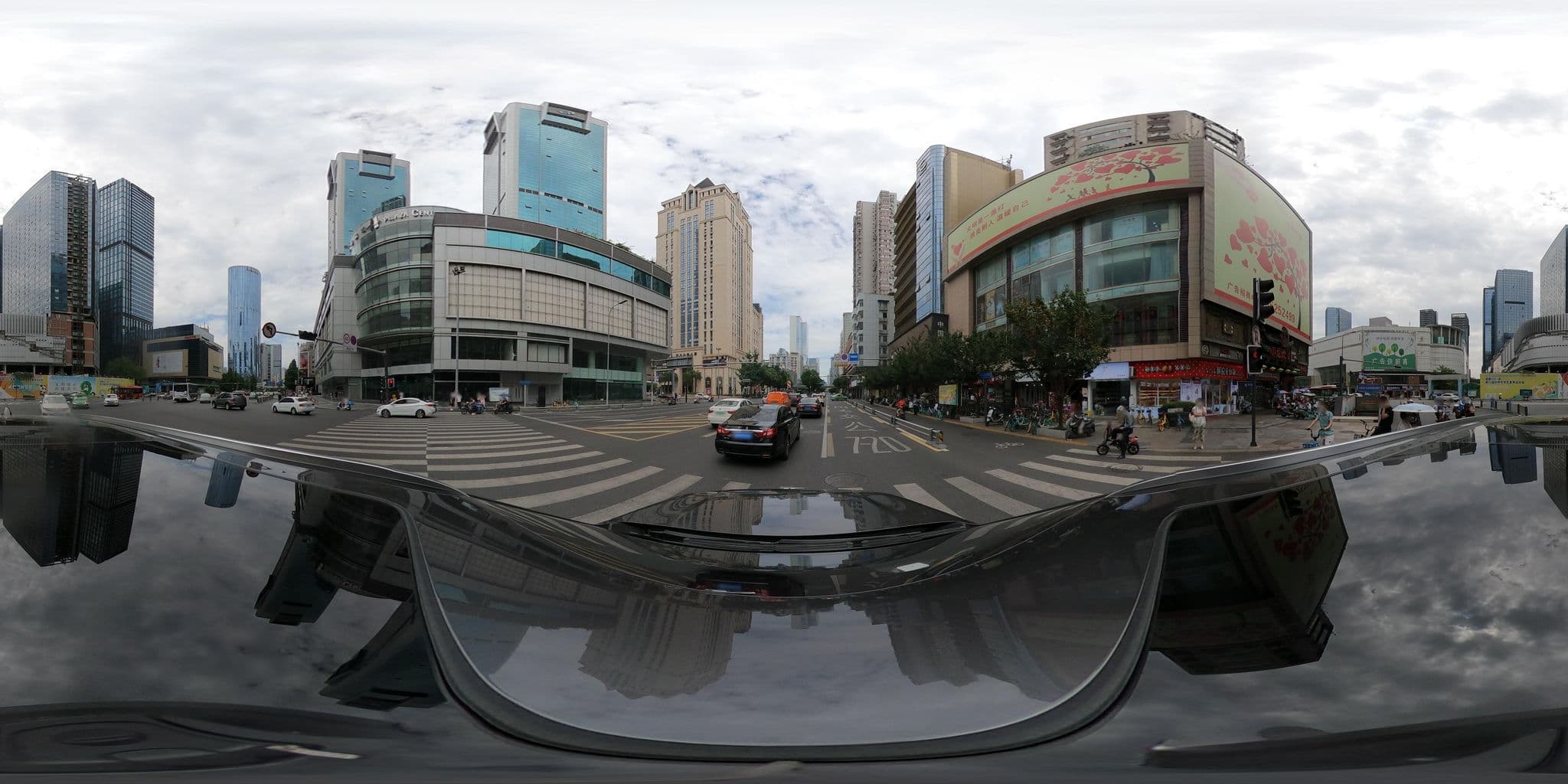 Street view near 成都春熙天府广场美居酒店, Chengdu — © adirricor (CC BY-SA · Mapillary)