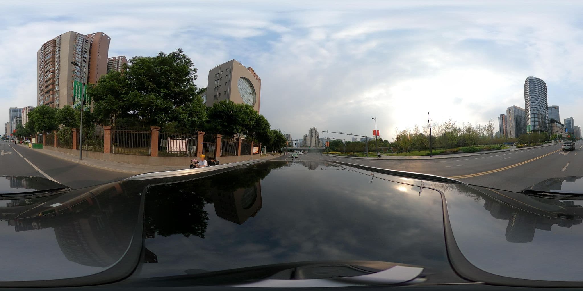 Street view near Swimming Pool@ Dading Century Hotel, Chengdu — © adirricor (CC BY-SA · Mapillary)