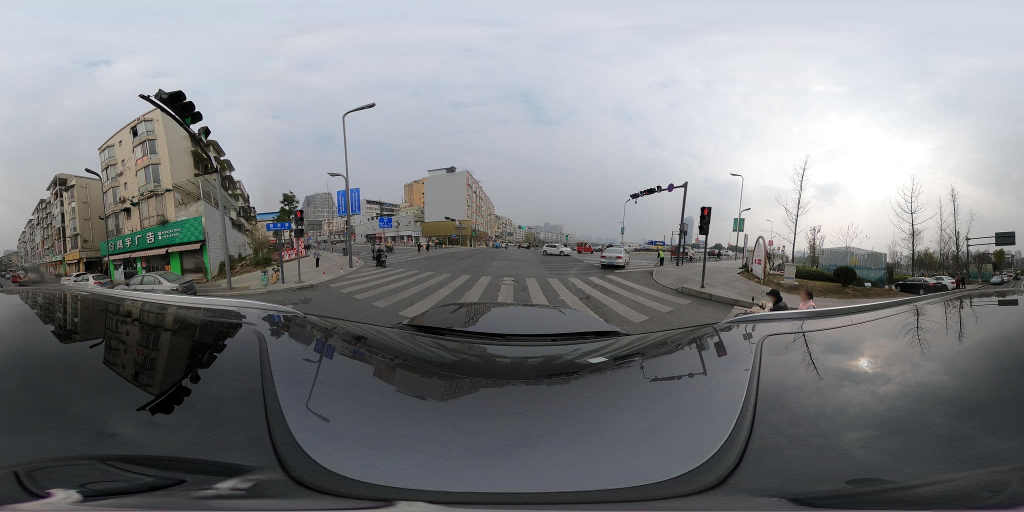Street view near 成都华阳府河宾馆, Chengdu — © adirricor (CC BY-SA · Mapillary)
