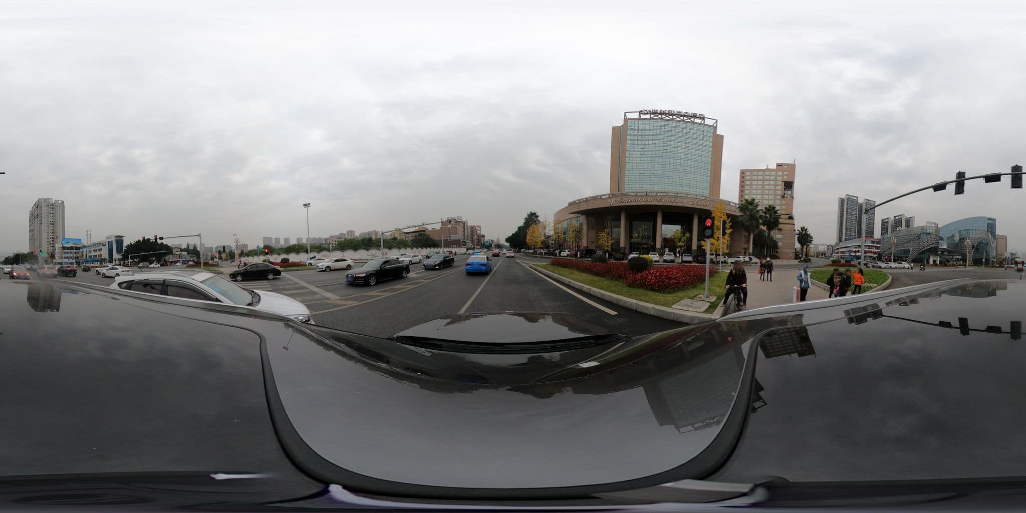 Street view near century sunshine hotel Emei city, Leshan — © adirricor (CC BY-SA · Mapillary)