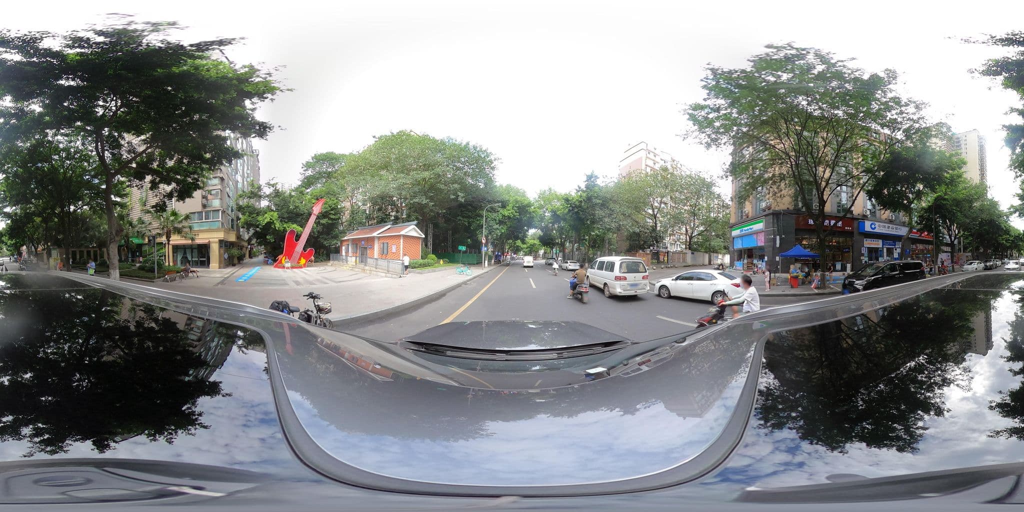 Street view near 朴院酒店, Chengdu — © adirricor (CC BY-SA · Mapillary)