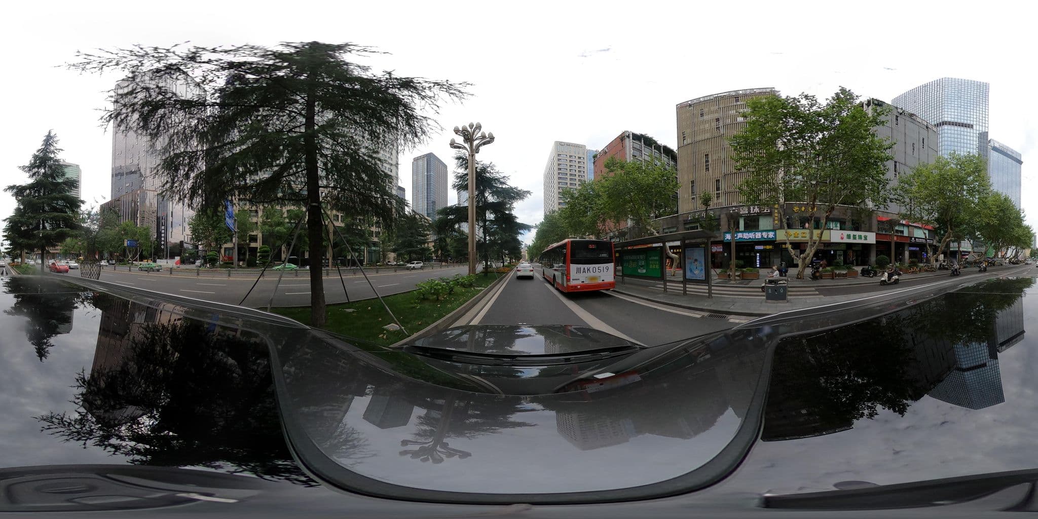 Street view near Celebrity City Hotel, Chengdu — © adirricor (CC BY-SA · Mapillary)