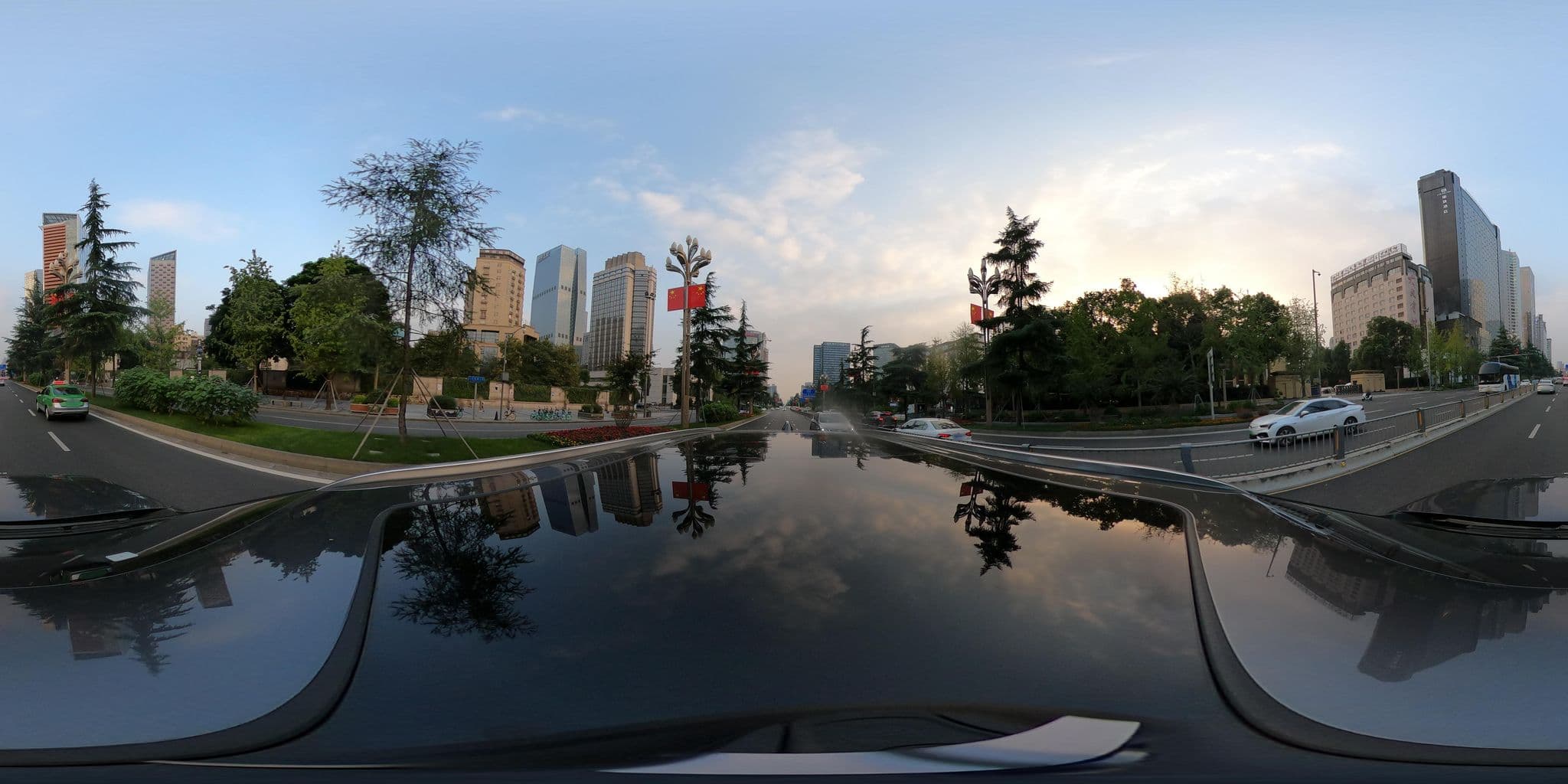 Street view near 成都朝阳公寓长富花园店, Chengdu — © adirricor (CC BY-SA · Mapillary)