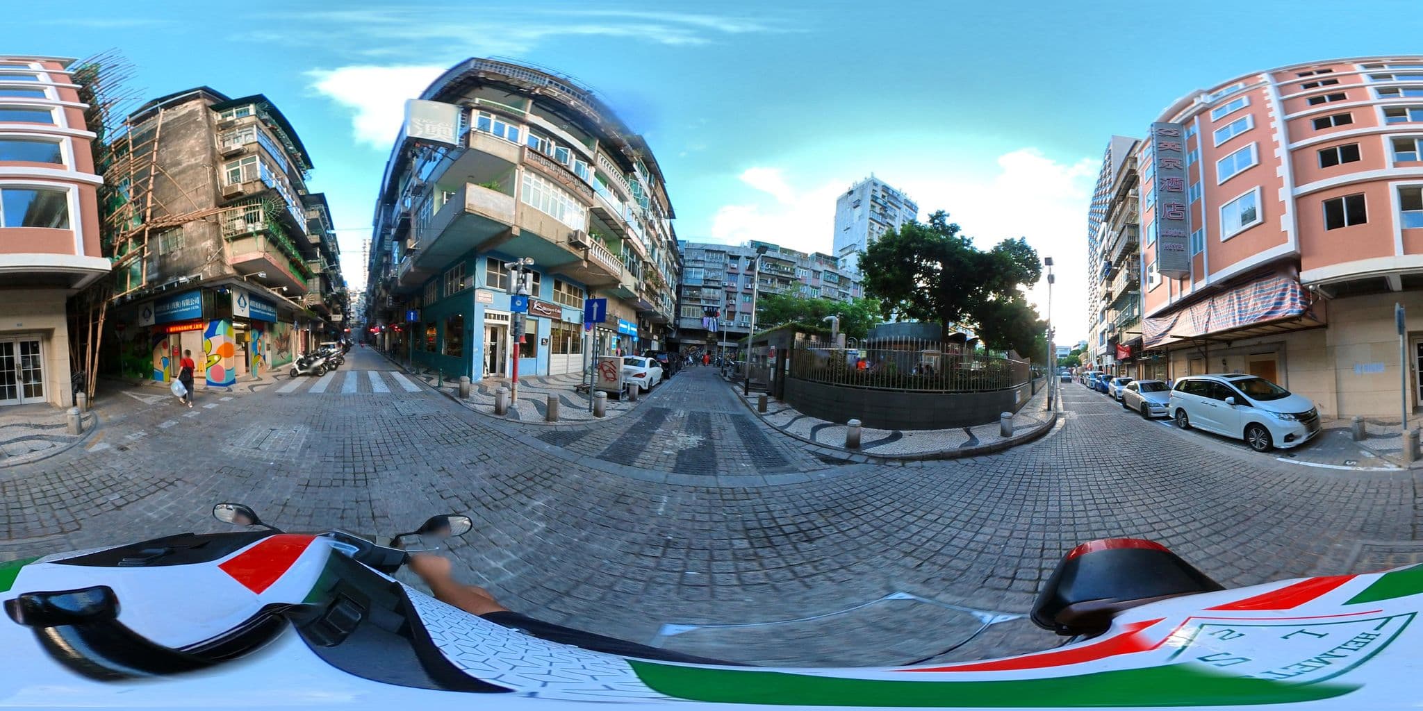 Street view near 澳門之家 Home of Macau, São Lourenço — © joaocsampayo (CC BY-SA · Mapillary)