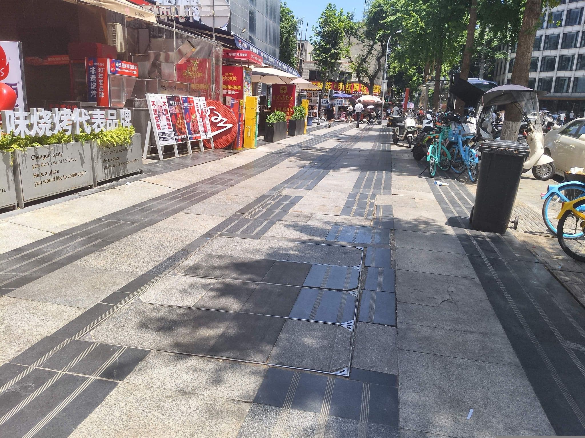 Street view near 成都锦投古迹酒店, Chengdu — © fuf (CC BY-SA · Mapillary)