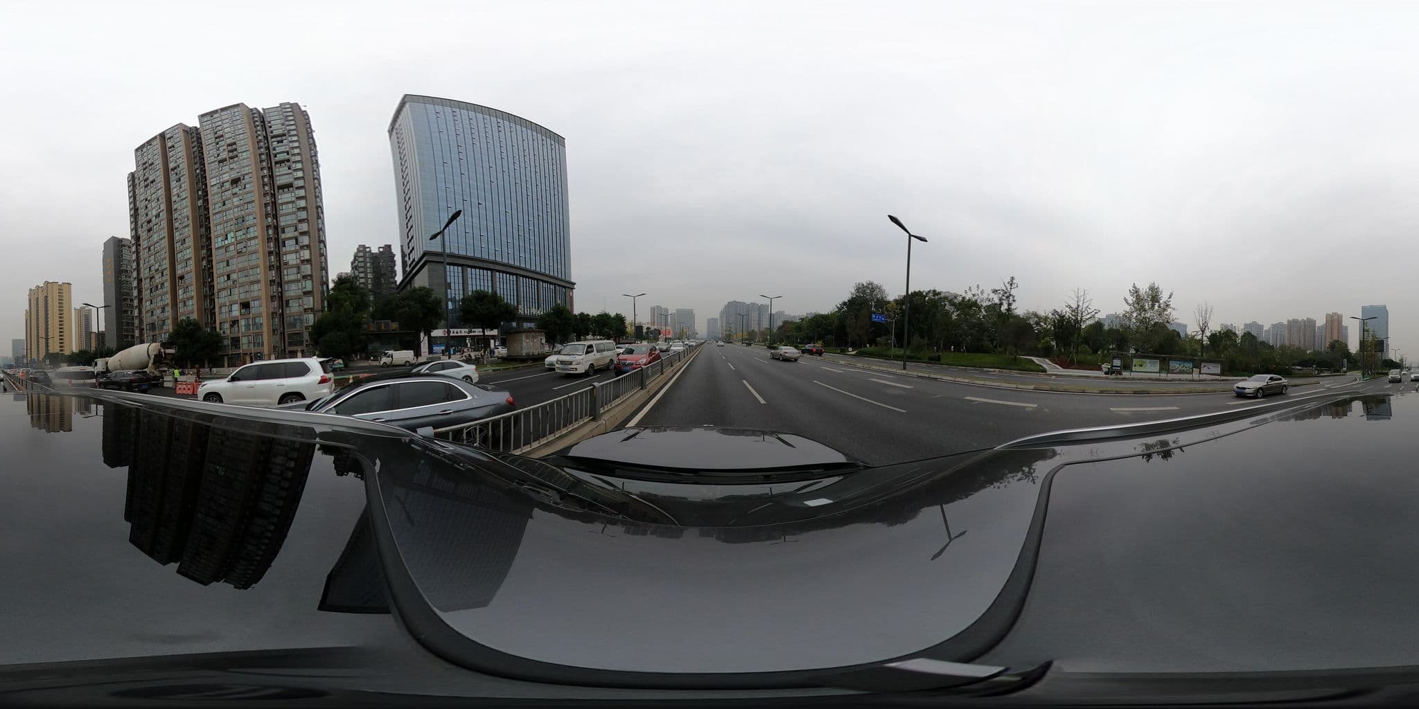 Street view near Hilton Garden Inn, Chengdu — © adirricor (CC BY-SA · Mapillary)
