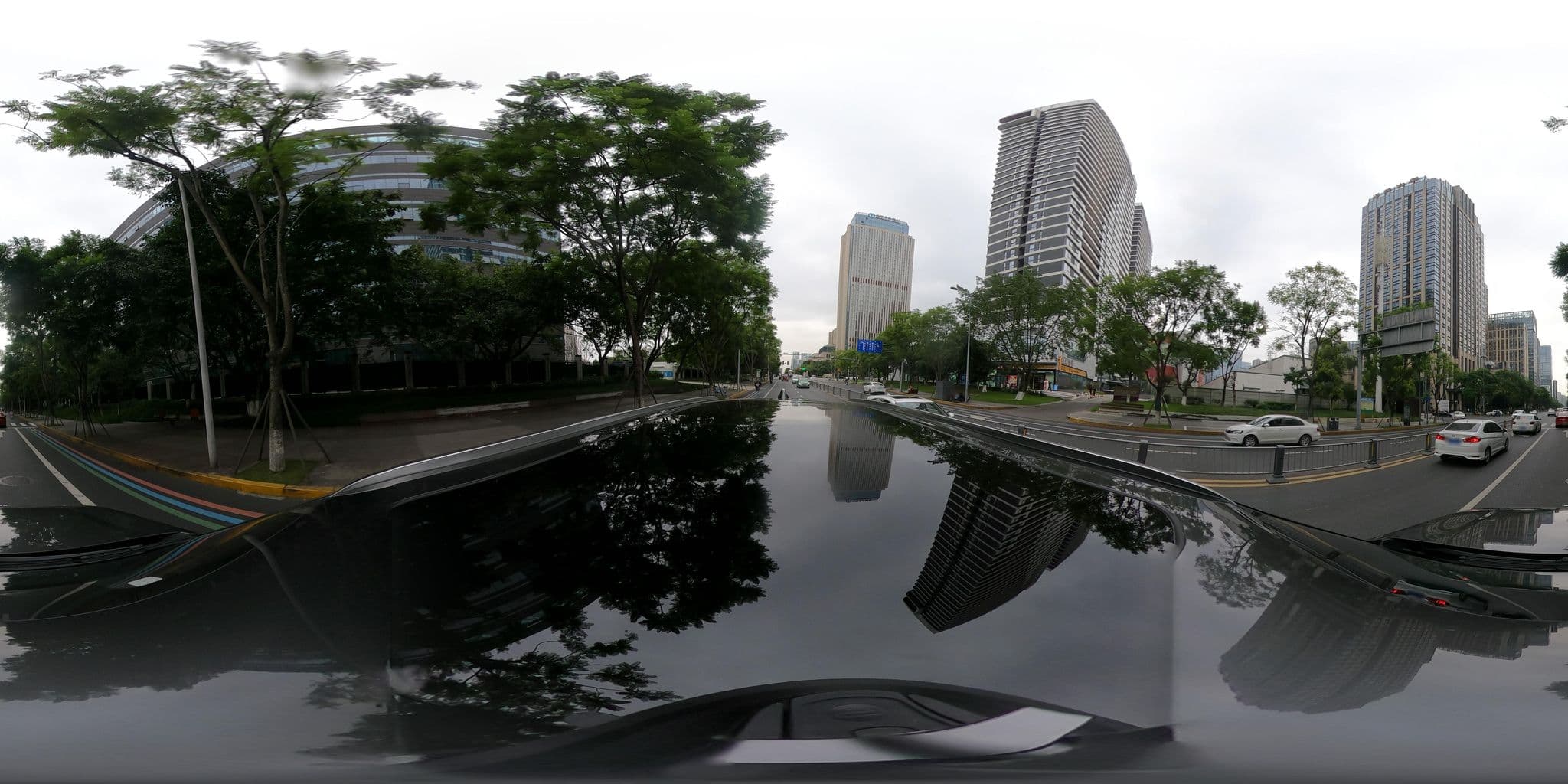 Street view near 成都宇洲国际酒店, Chengdu — © adirricor (CC BY-SA · Mapillary)