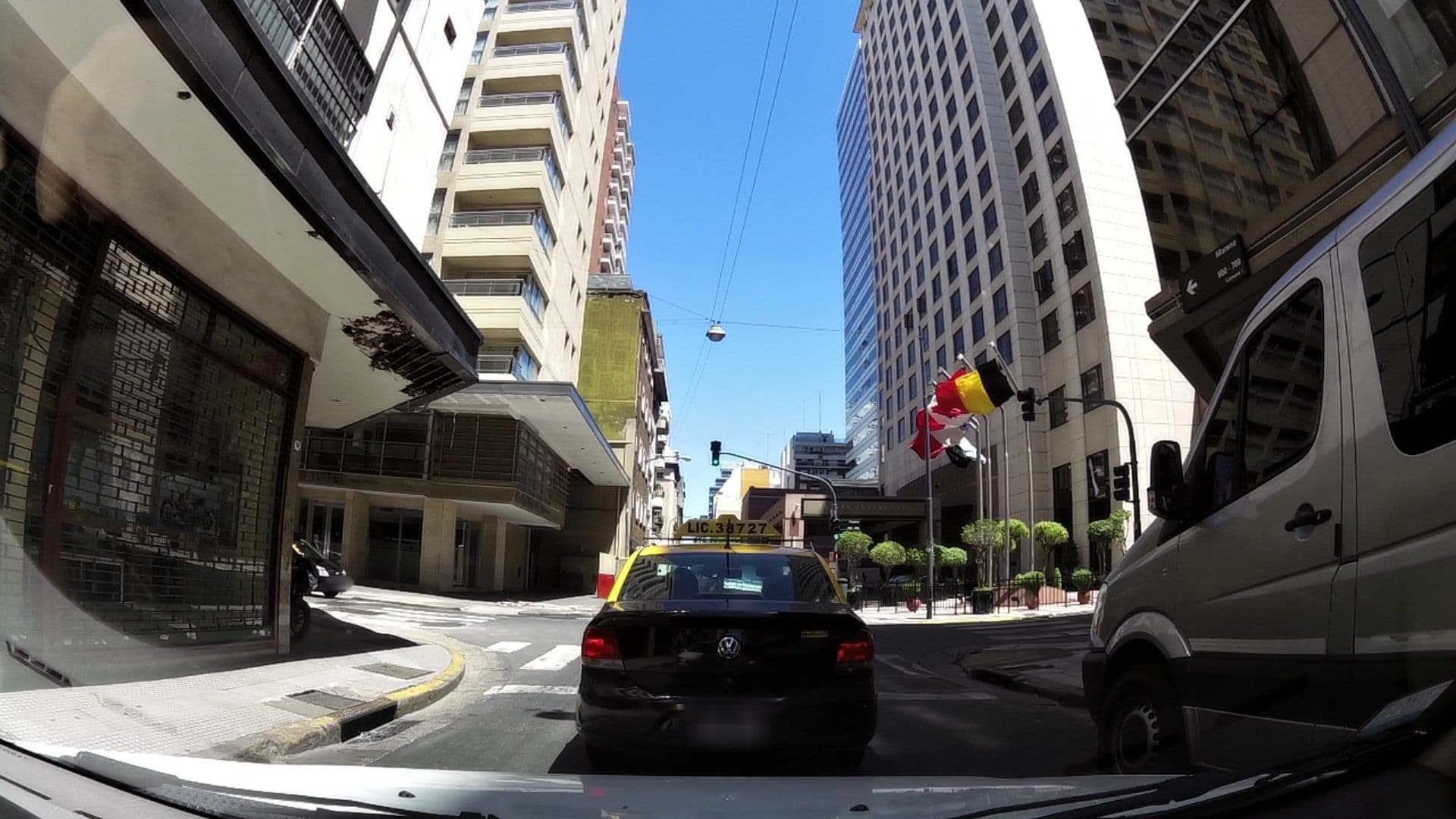 Street view near Two Hotel, Buenos Aires