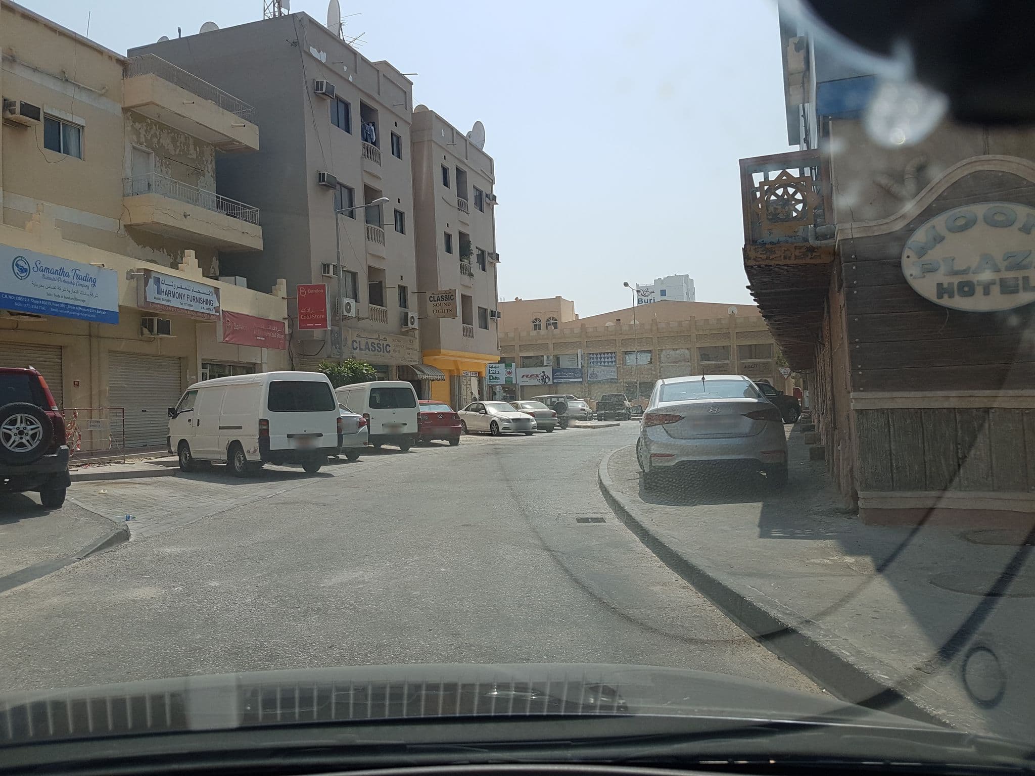 Street view near Moon Plaza Hotel, Manama — © cheshirecat (CC BY-SA · Mapillary)
