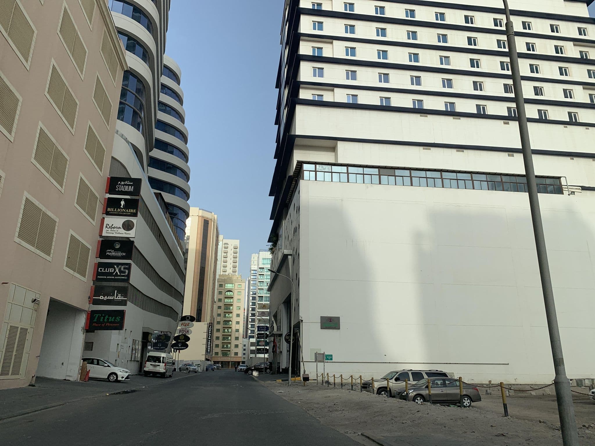 Street view near Rame Rose Hotel, Manama — © sherif1234 (CC BY-SA · Mapillary)