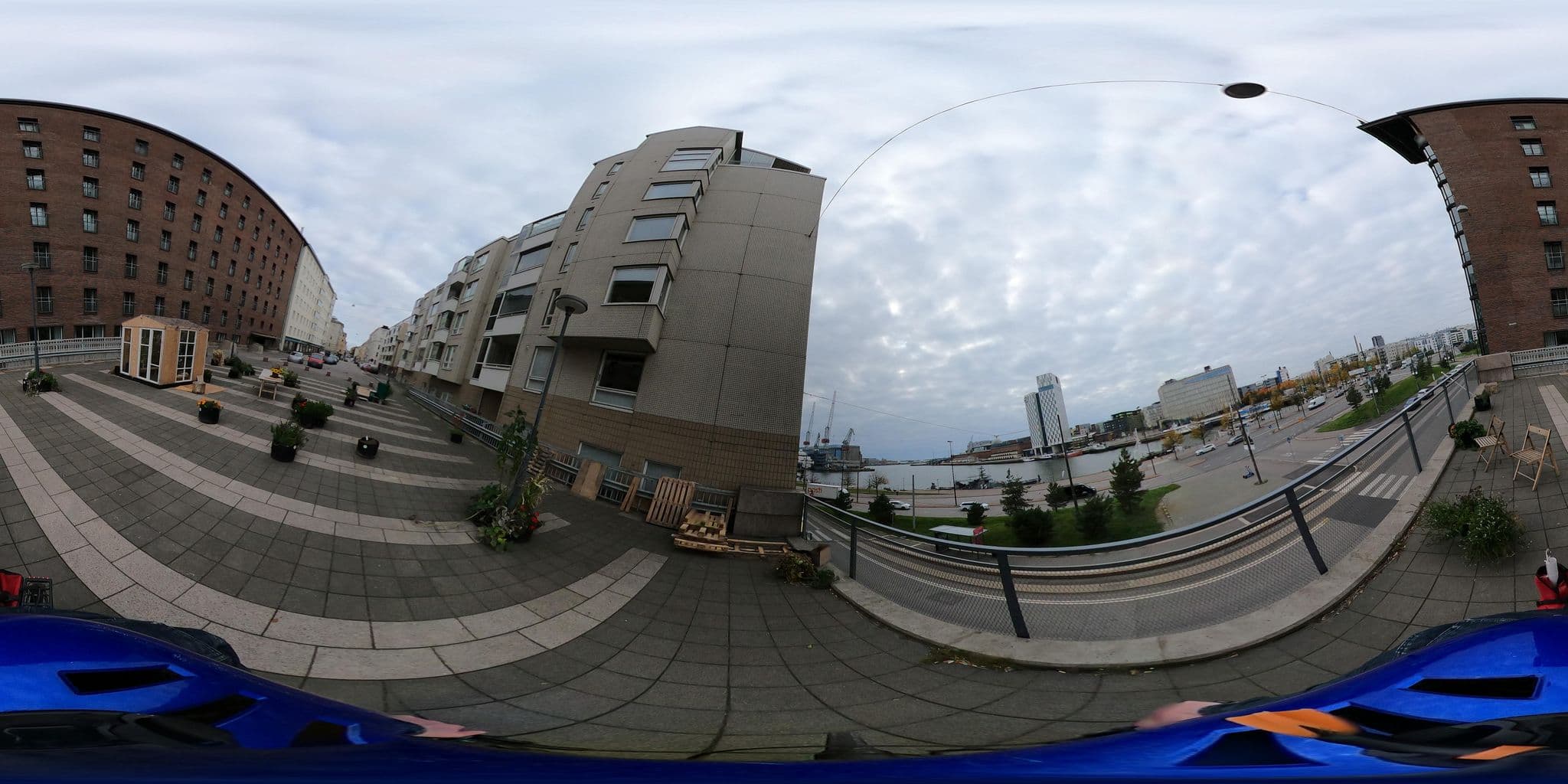 Street view near Radisson Blu Seaside, Ruoholahti — © arista (CC BY-SA · Mapillary)
