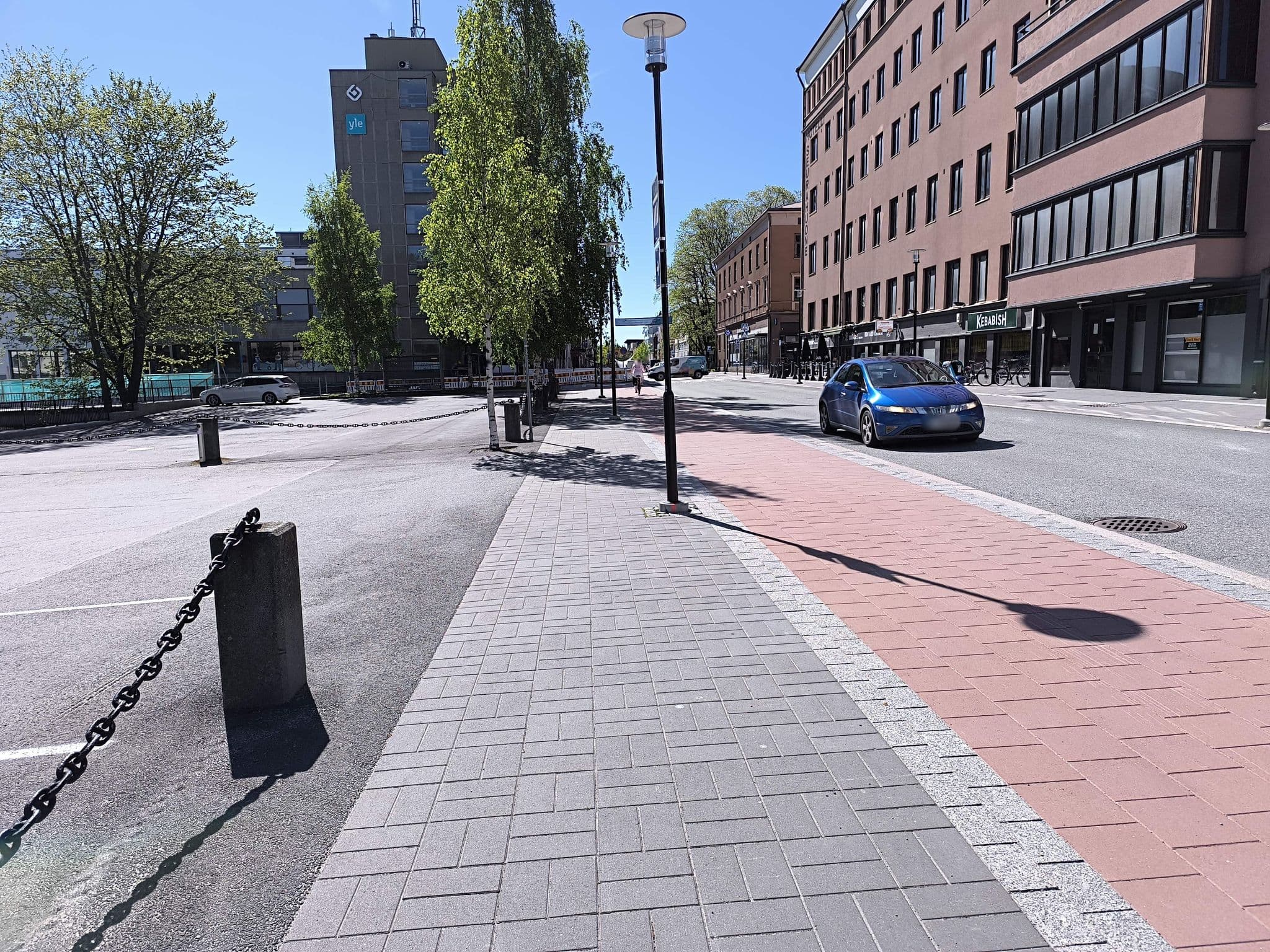 Street view near Hotelli Seurahuone, Kokkola — © gtfabio (CC BY-SA · Mapillary)