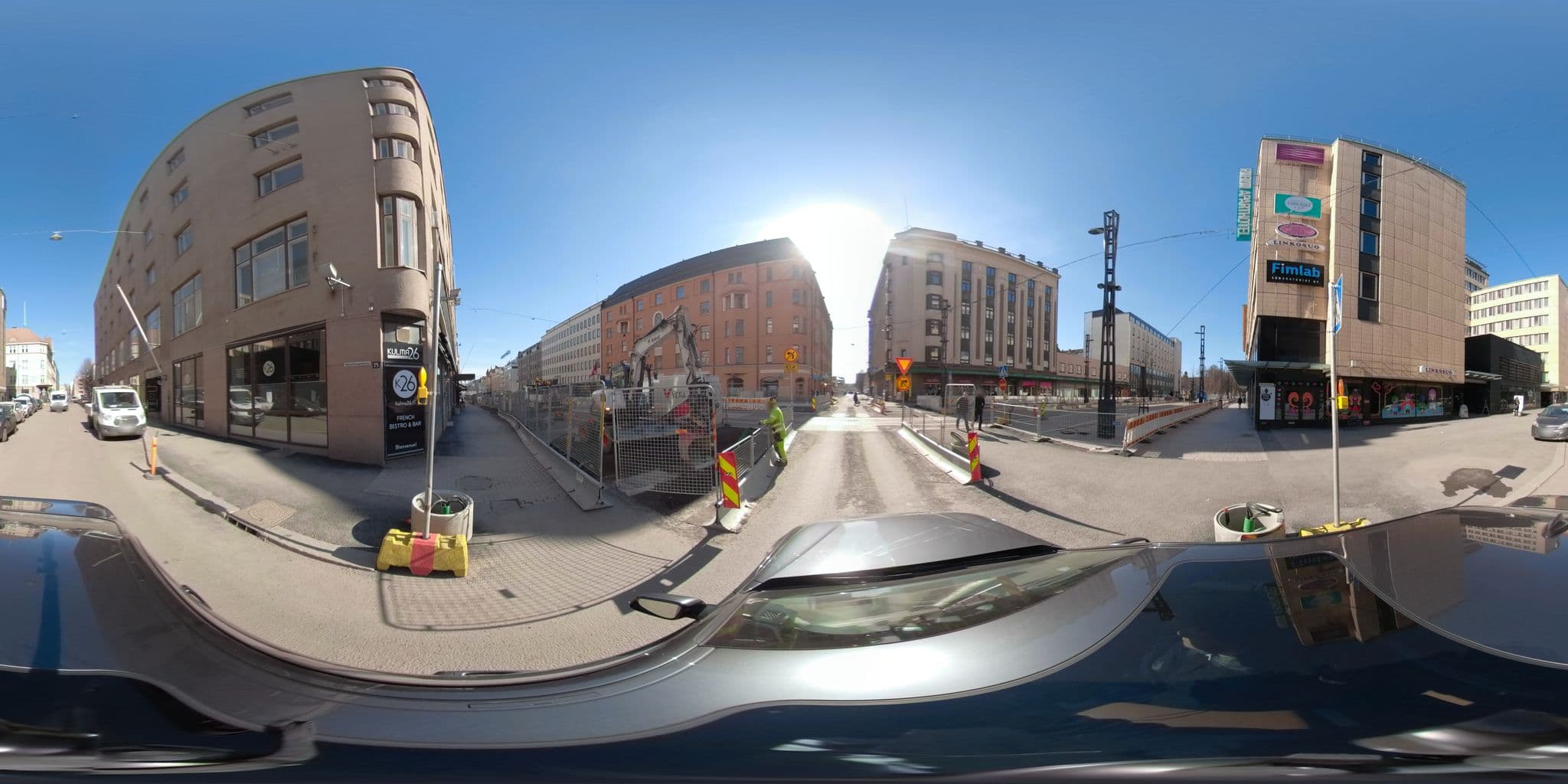 Street view near Forenom Koski, Tammerkoski — © tietoa (CC BY-SA · Mapillary)