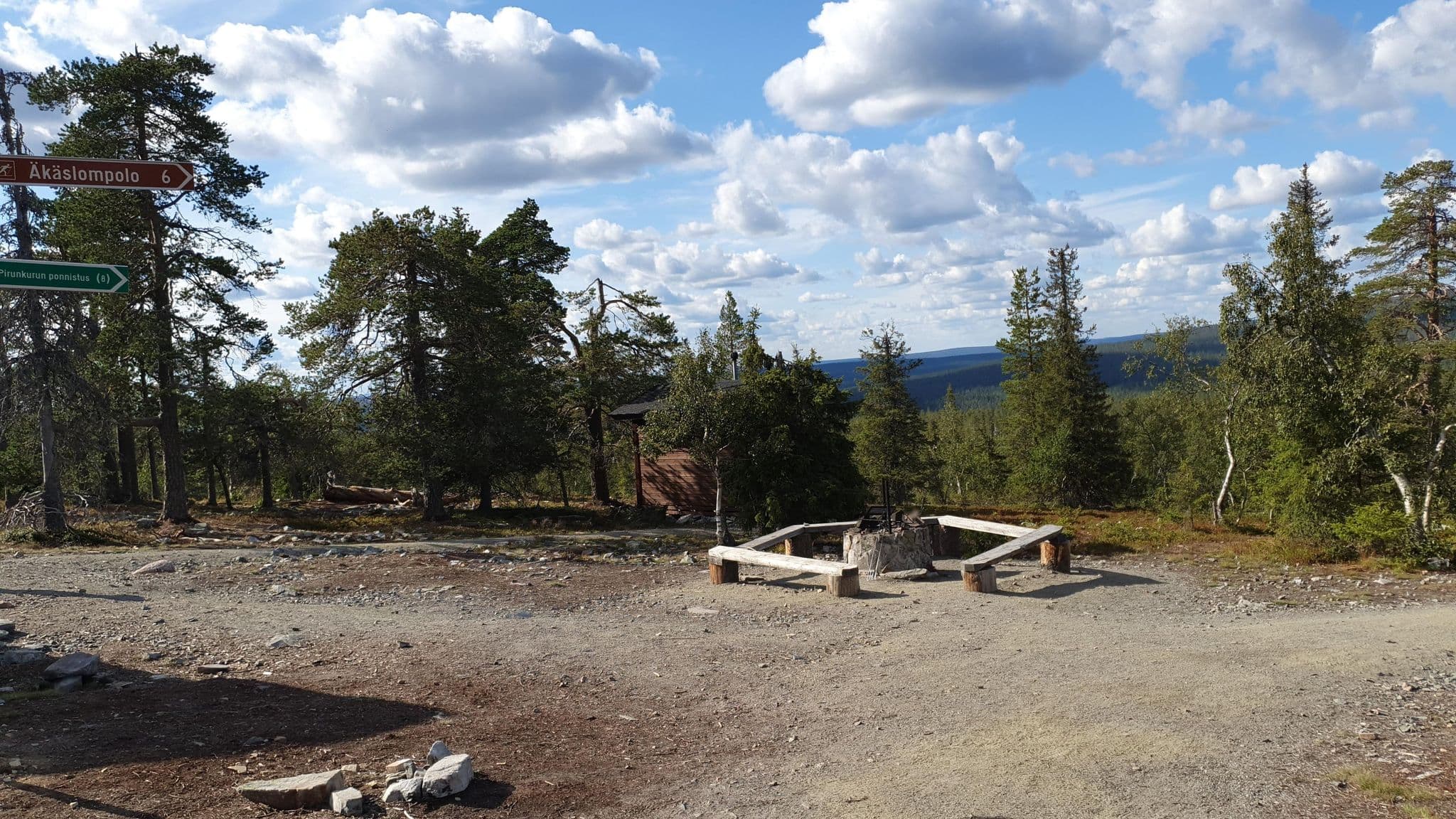 Street view near Tahkokurun kota, Kittilä