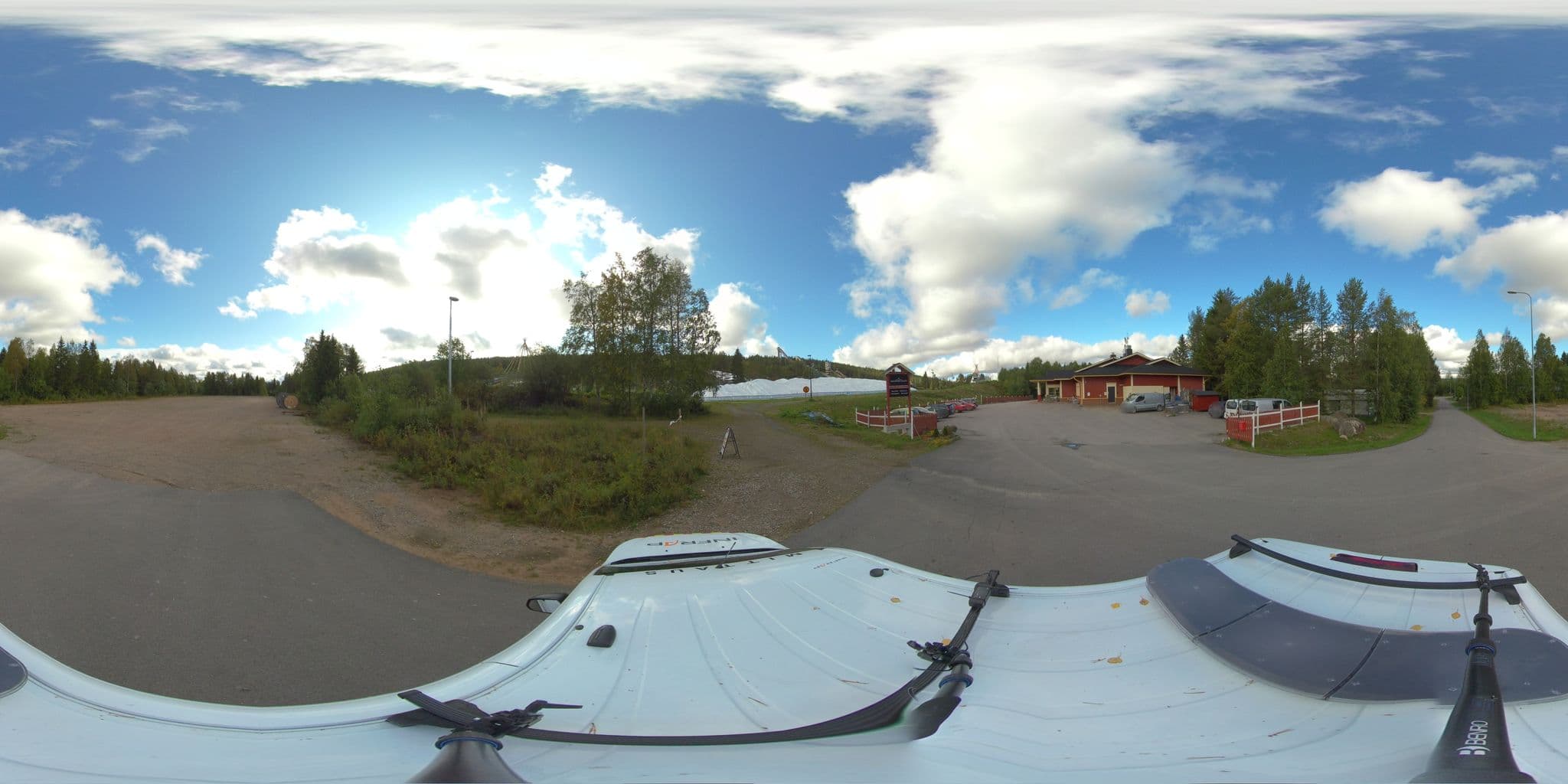 Street view near Ounasvaaran Pirtit, Saarenkylä — © HTJoy (CC BY-SA · Mapillary)