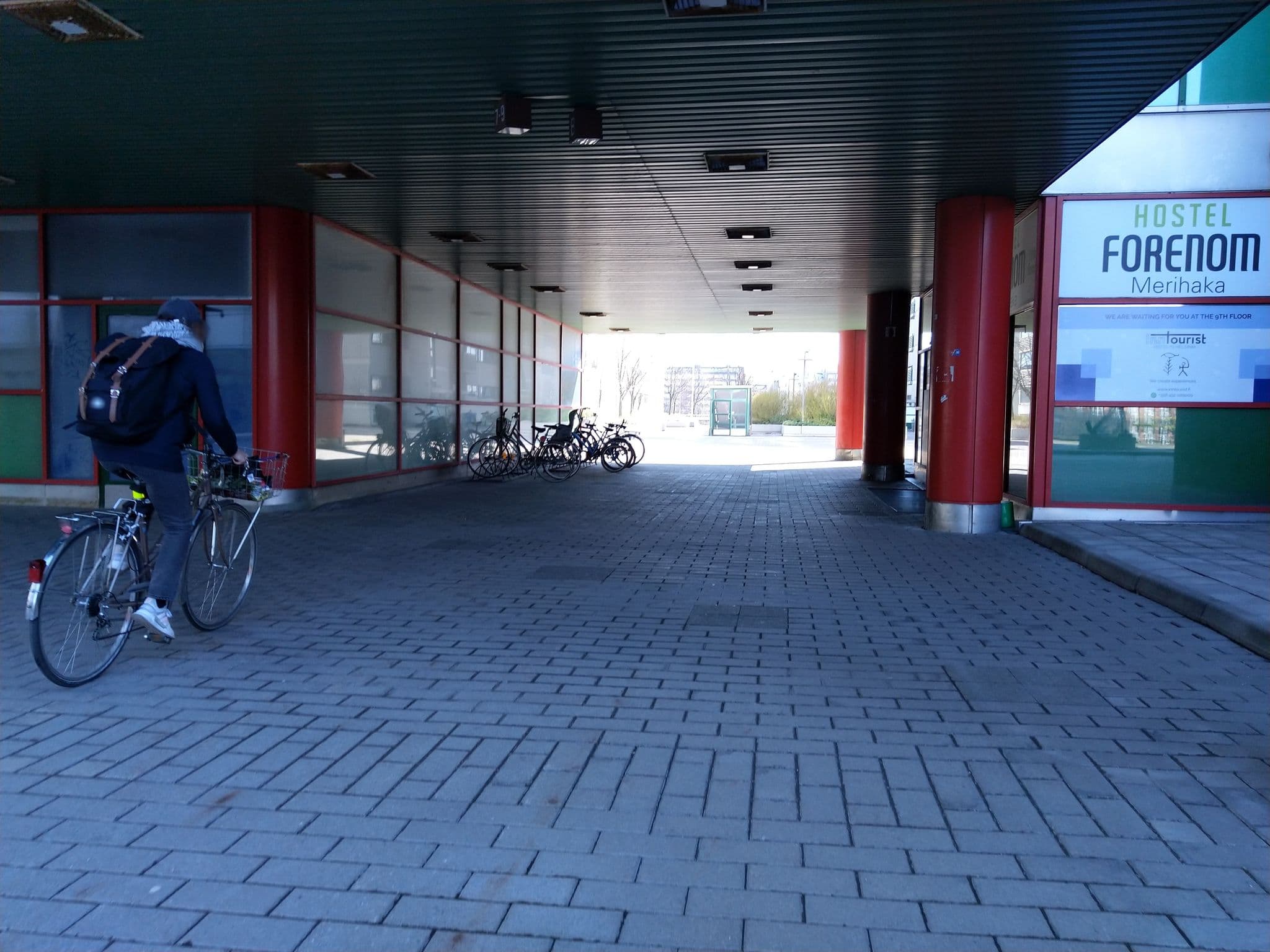 Street view near Sky Hostel, Kallio — © bluecross (CC BY-SA · Mapillary)