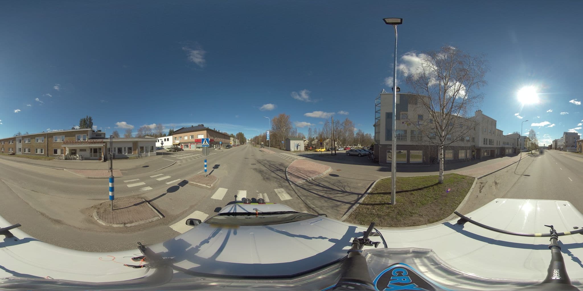 Street view near Hotelli Aakenus, Rovaniemi — © HTJoy (CC BY-SA · Mapillary)