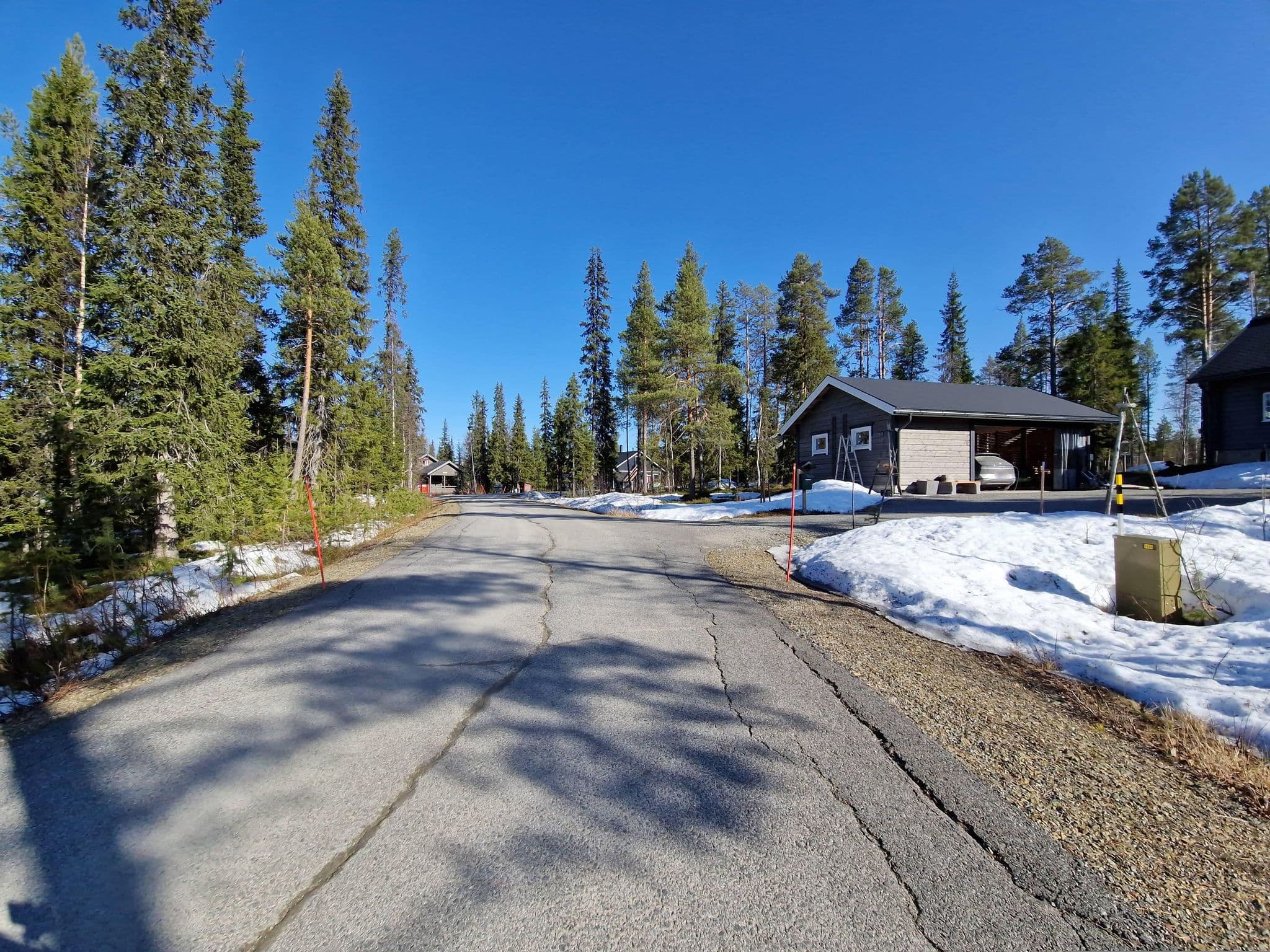 Street view near Lomalehto A, Kittilä