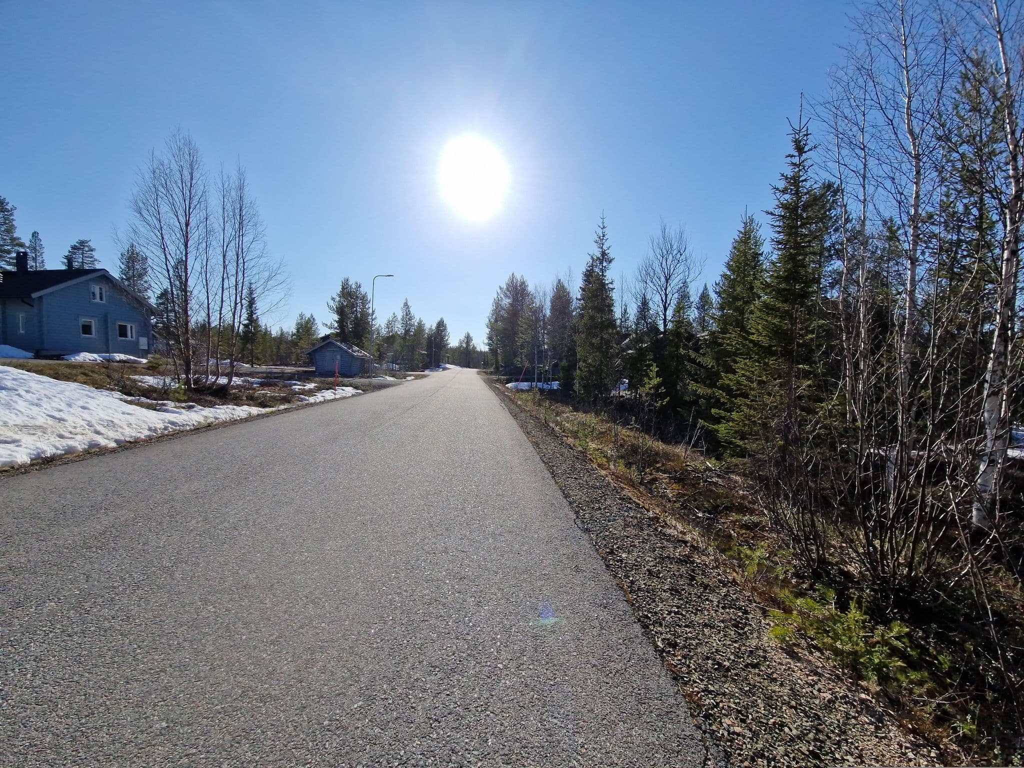 Street view near Karpalo, Kittilä