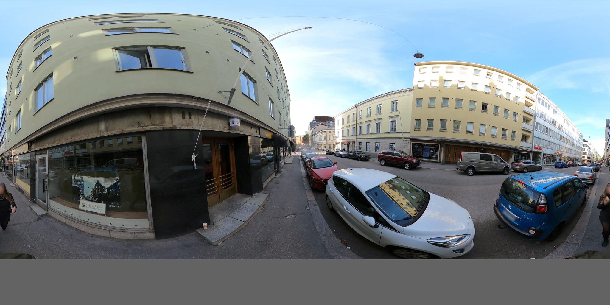 Street view near Kotimaailma Aparthotel Kamppi, Kamppi — © richlv (CC BY-SA · Mapillary)