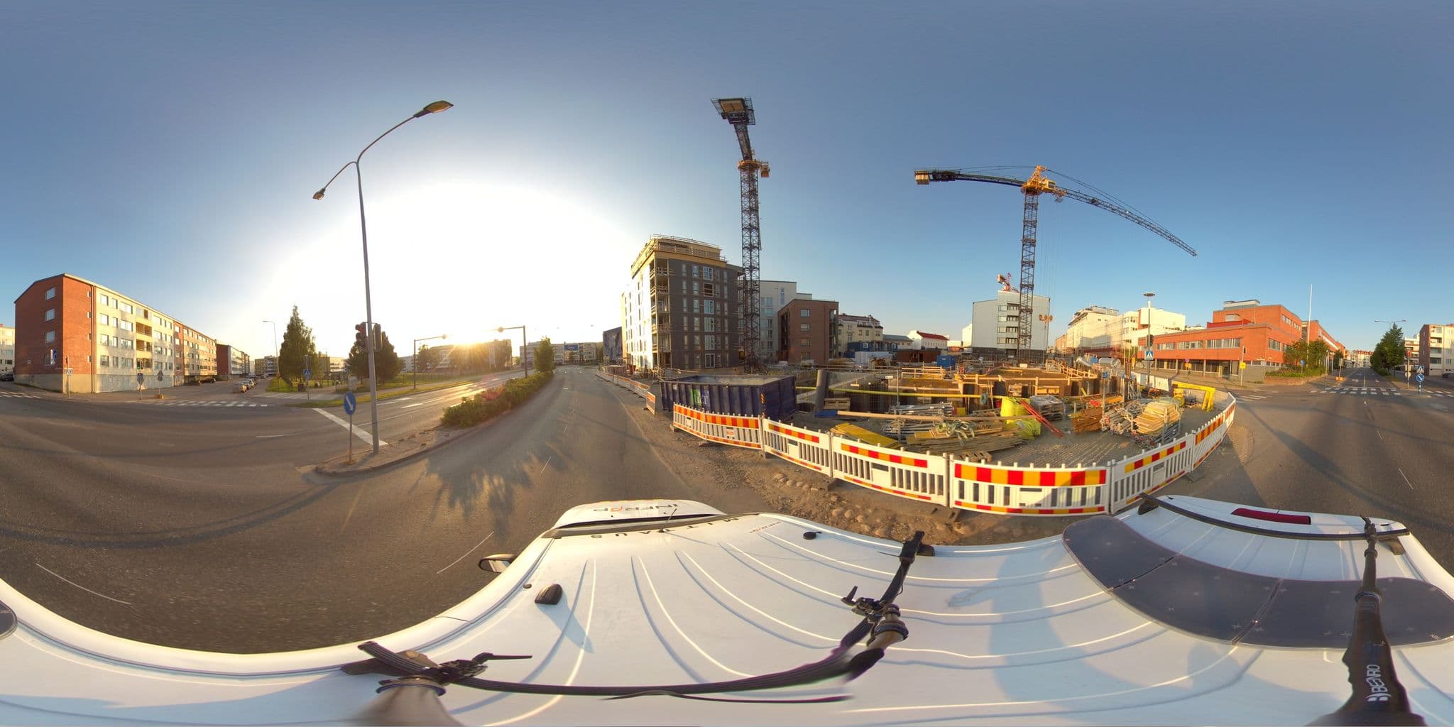 Street view near Kotimaailma Aparthotel Snowflake Suites, Rovaniemi — © HTJoy (CC BY-SA · Mapillary)