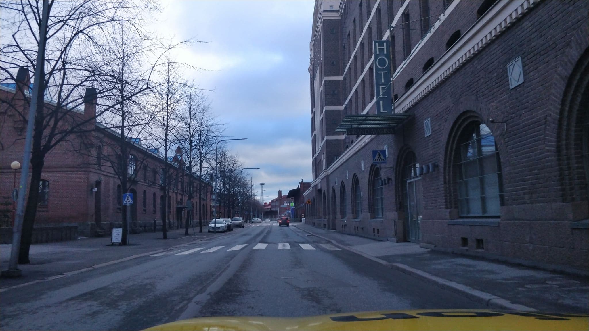 Street view near Scandic Grand Marina, Katajanokka — © kelvinminn (CC BY-SA · Mapillary)