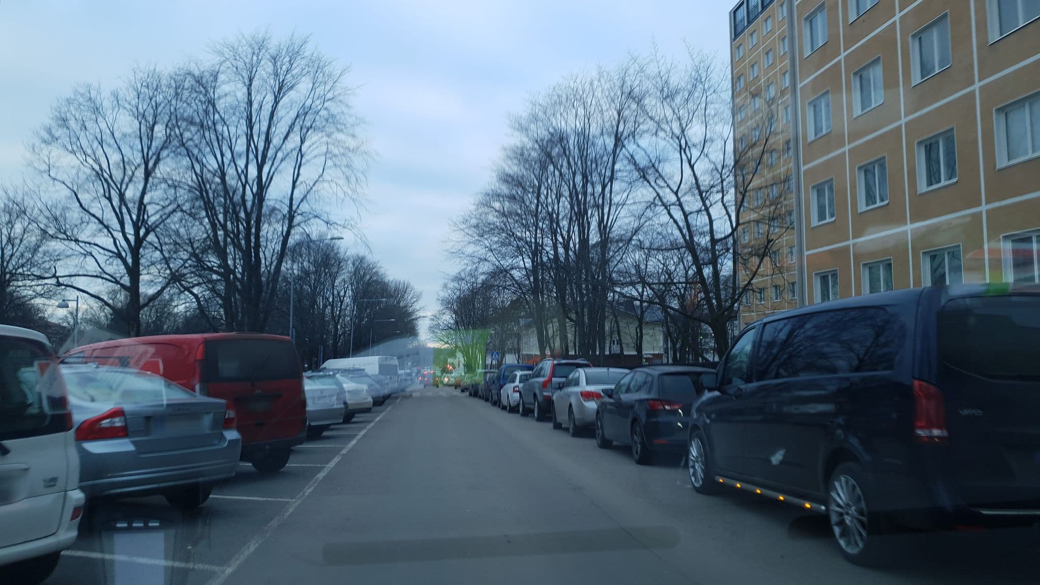 Street view near Toolo Towers, Etu-Töölö — © hereweg0 (CC BY-SA · Mapillary)