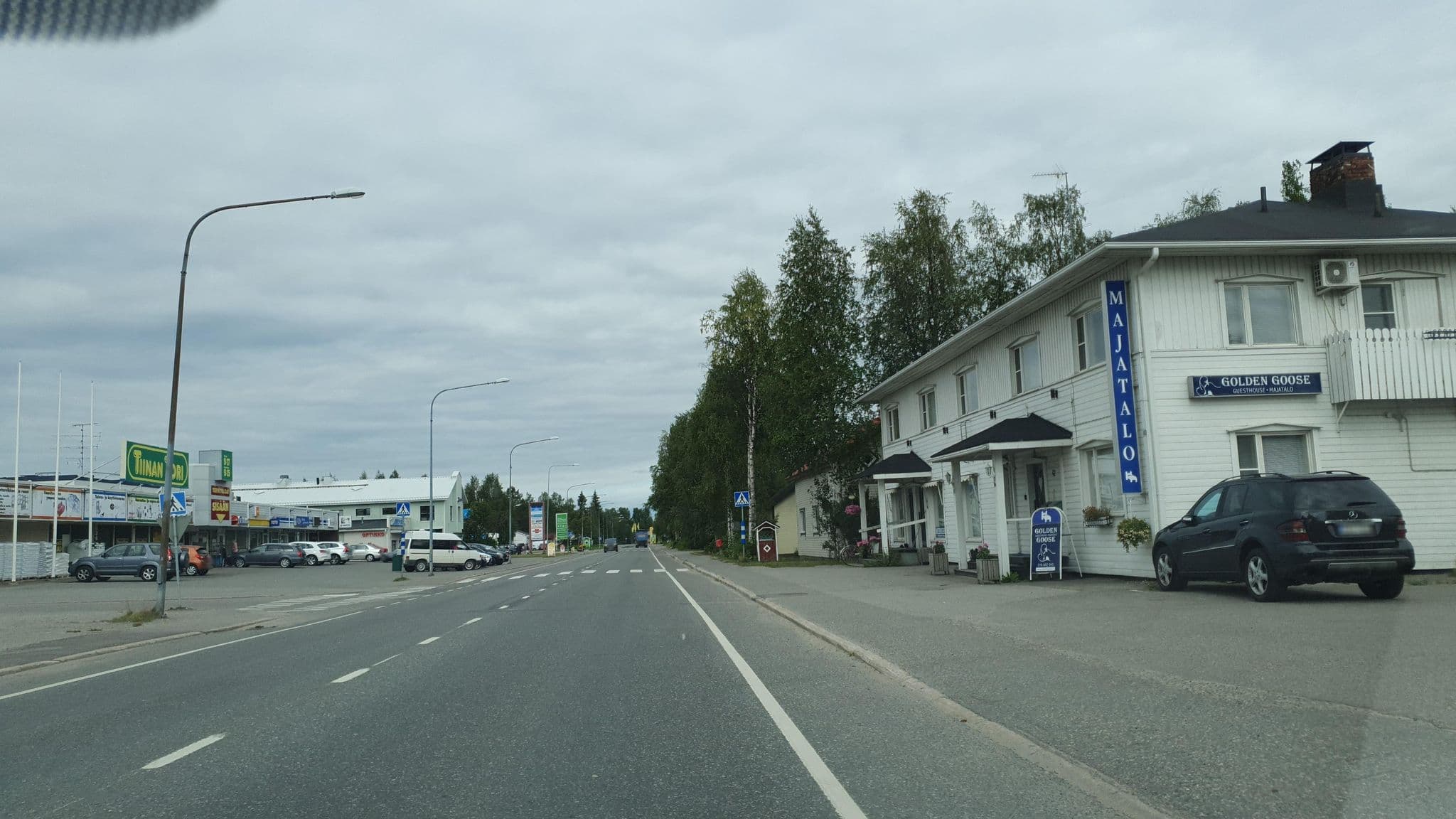 Street view near Golden Goose, Kittilä