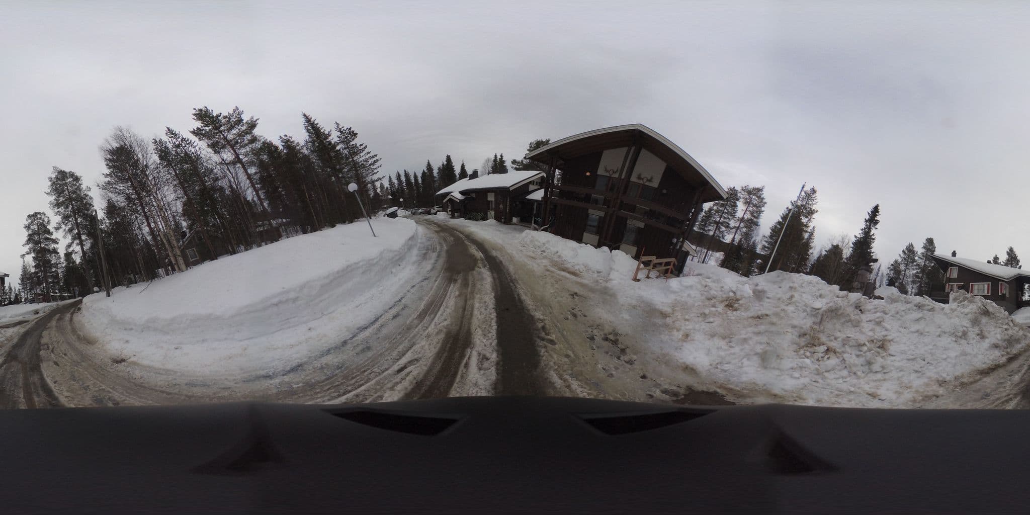 Street view near Lodge 67° N, Kittilä