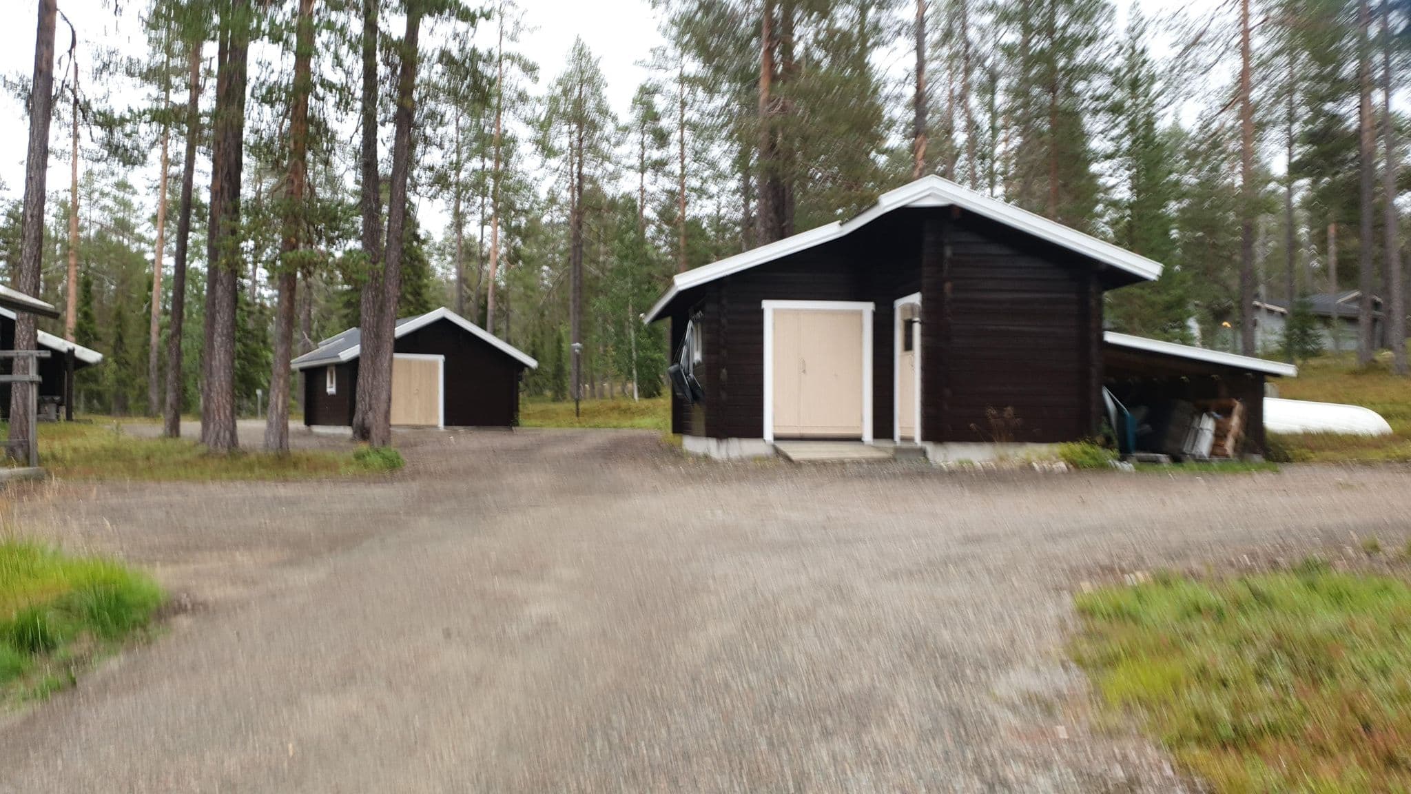 Street view near Villa Polaris, Kittilä