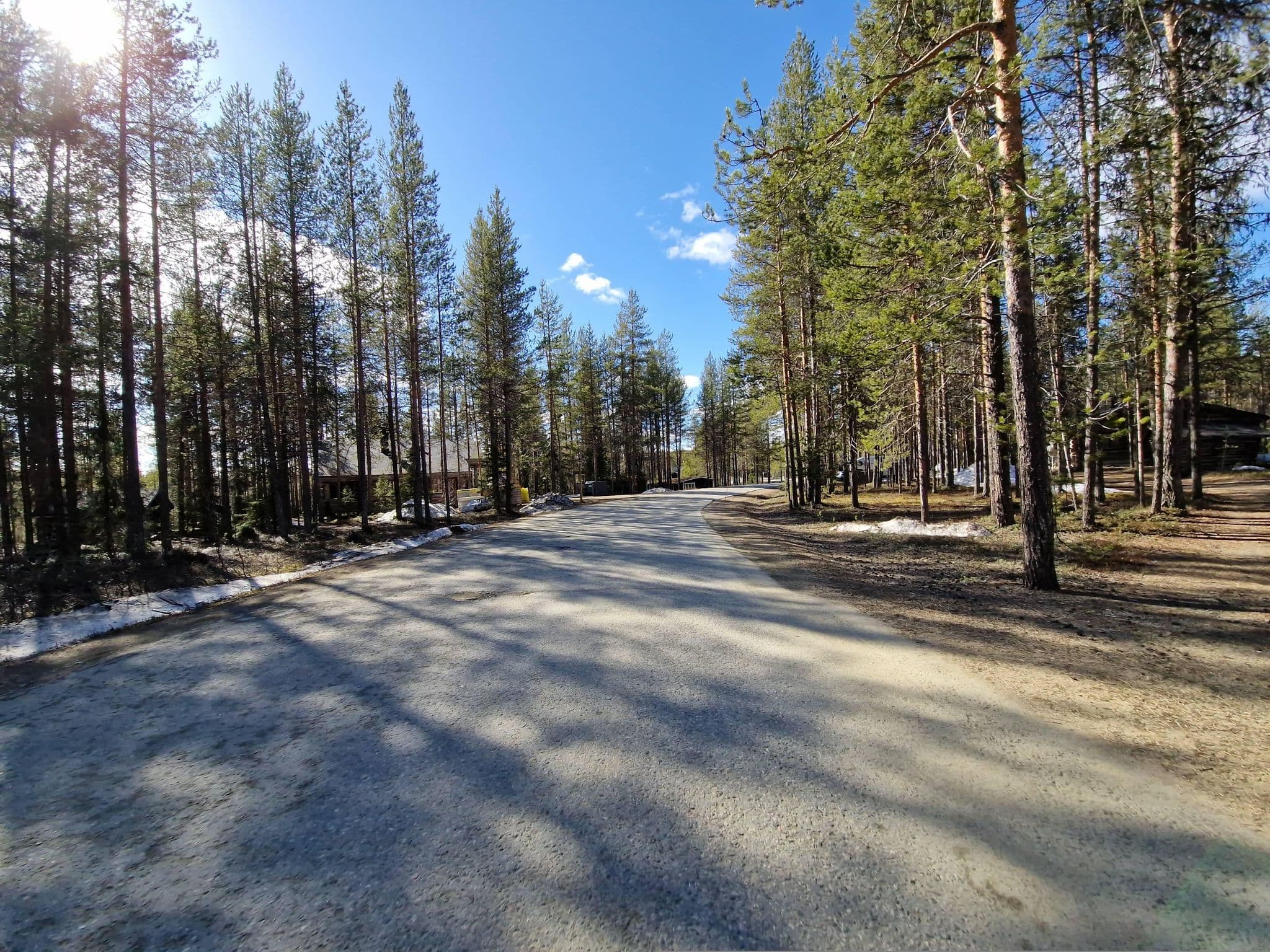 Street view near Pikkukolo, Kittilä