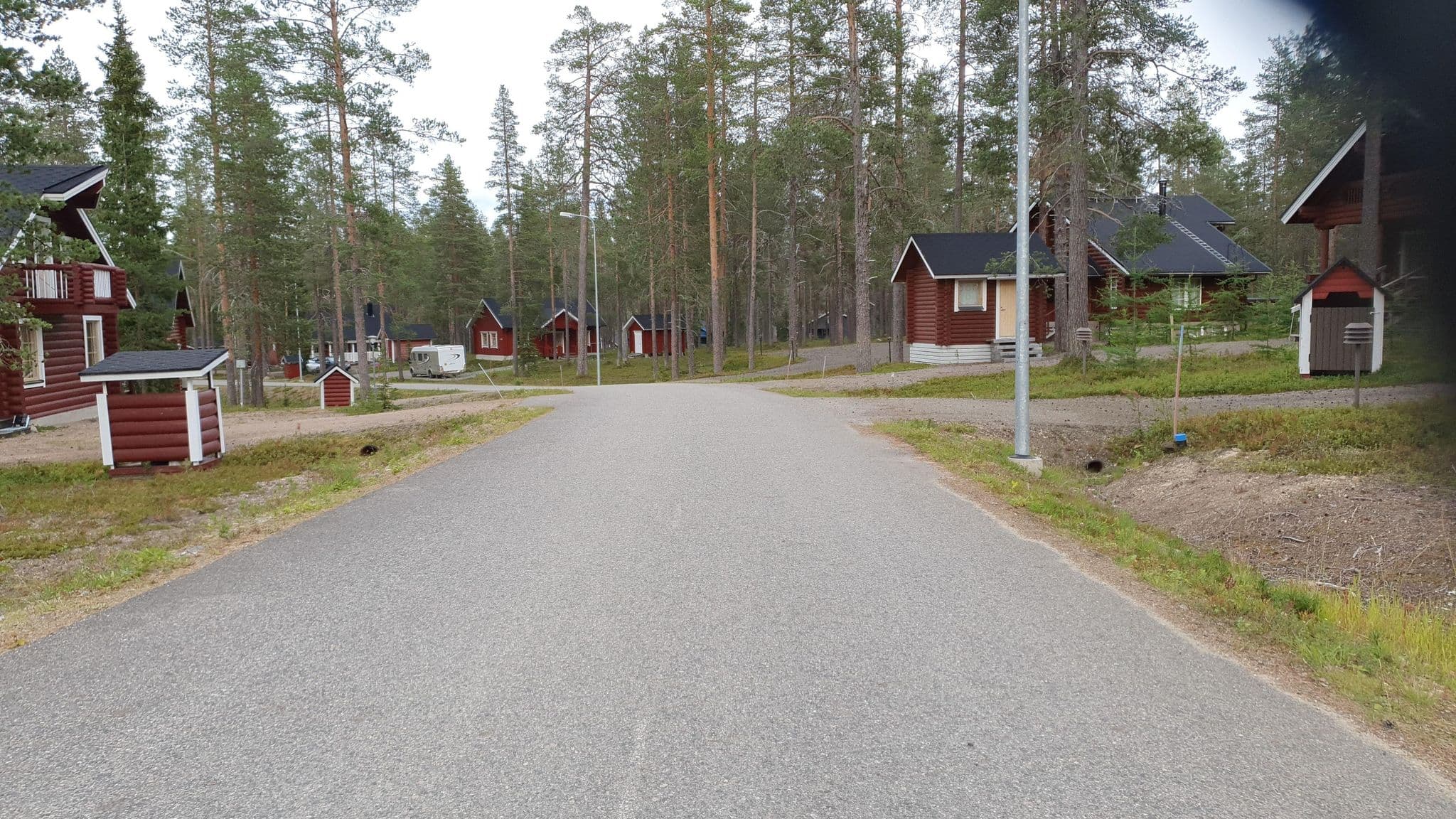 Street view near Hiprakka, Kittilä