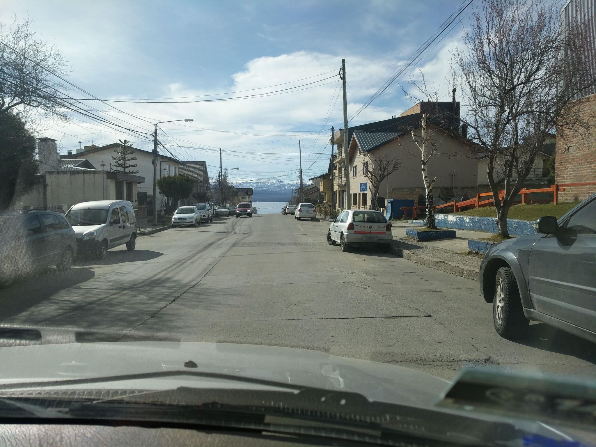 Street view near Nix Hostel, San Carlos de Bariloche