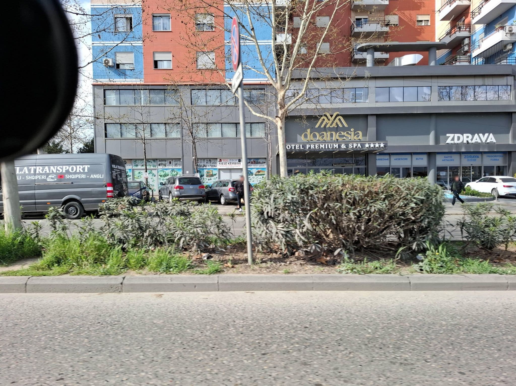 Street view near Doanesia, Tirana