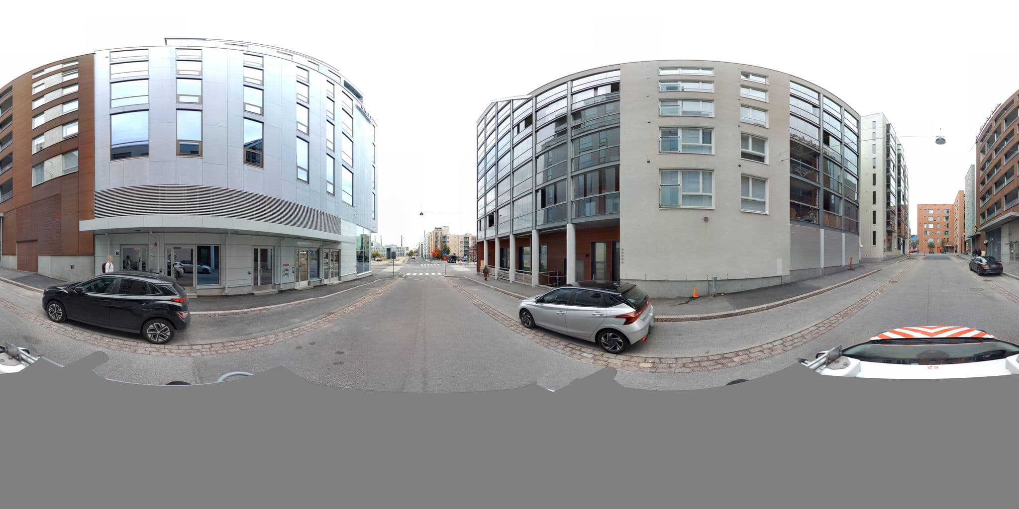 Street view near UNITY Helsinki, Jätkäsaari — © fvhmapper (CC BY-SA · Mapillary)