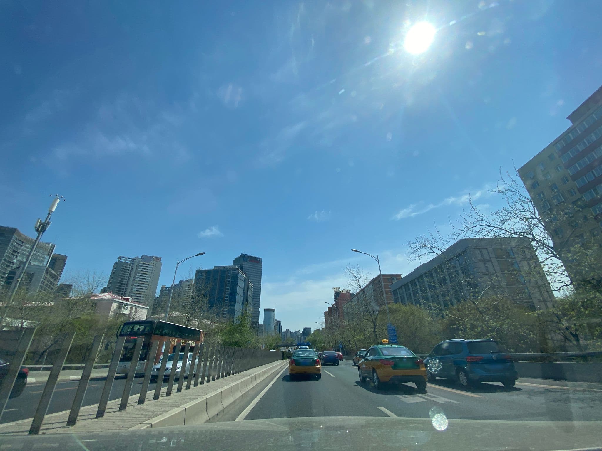 Street view near Hua Le Yuan hotel, Beijing — © adirricor (CC BY-SA · Mapillary)