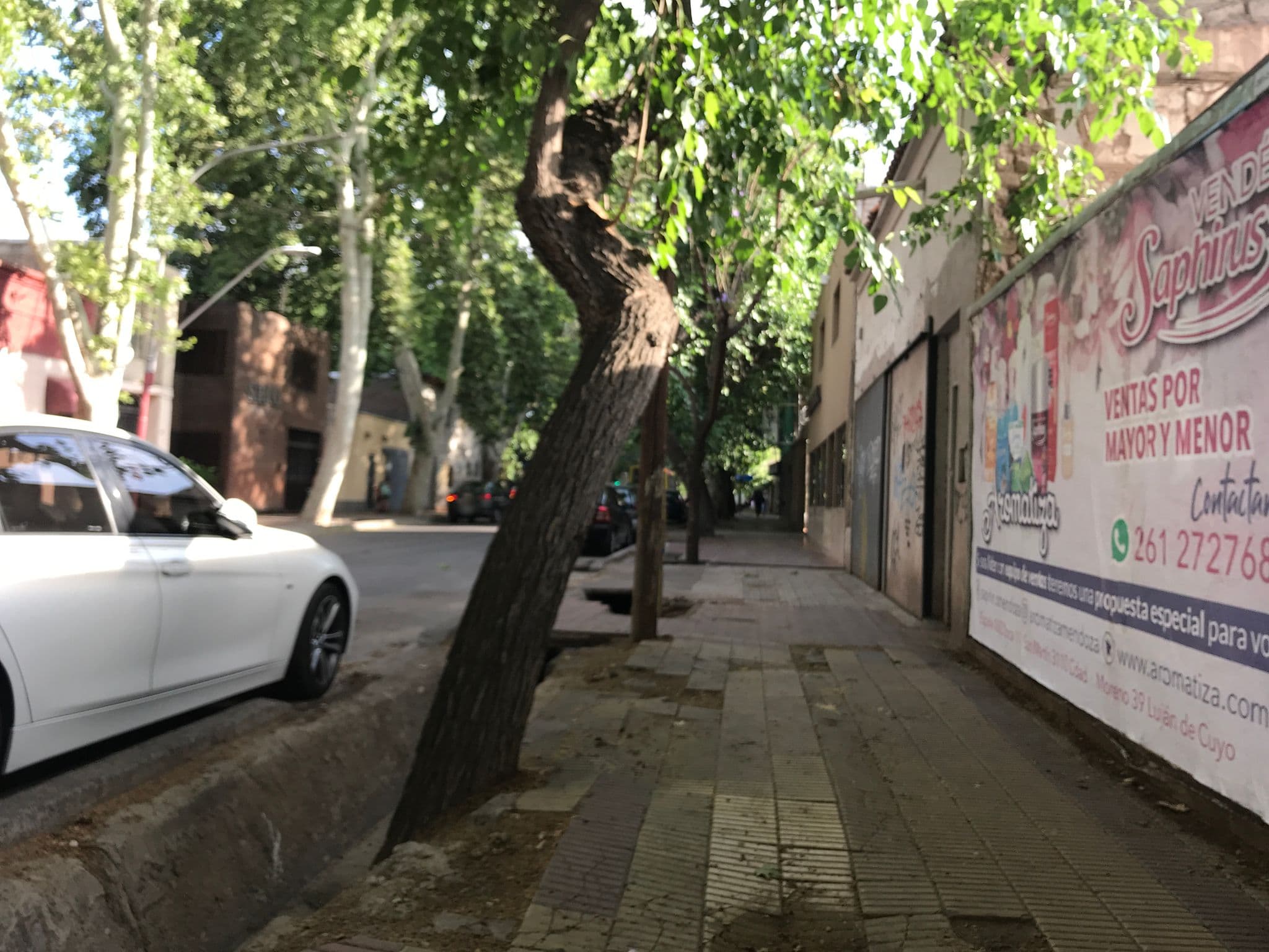 Street view near Hotel Universal, Mendoza