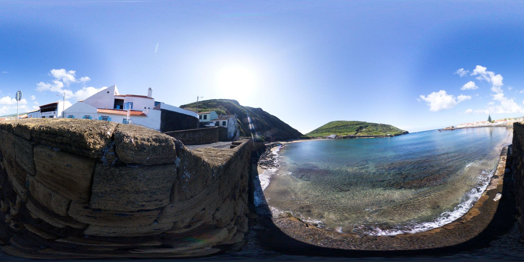 Street view near Porto Pim Bay - Apartamentos, Angústias — © AllWays360 (CC BY-SA · Mapillary)