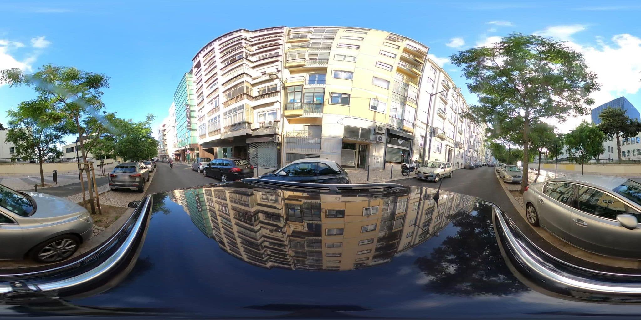 Street view near Hotel Turim Alameda, Areeiro — © filohipo (CC BY-SA · Mapillary)