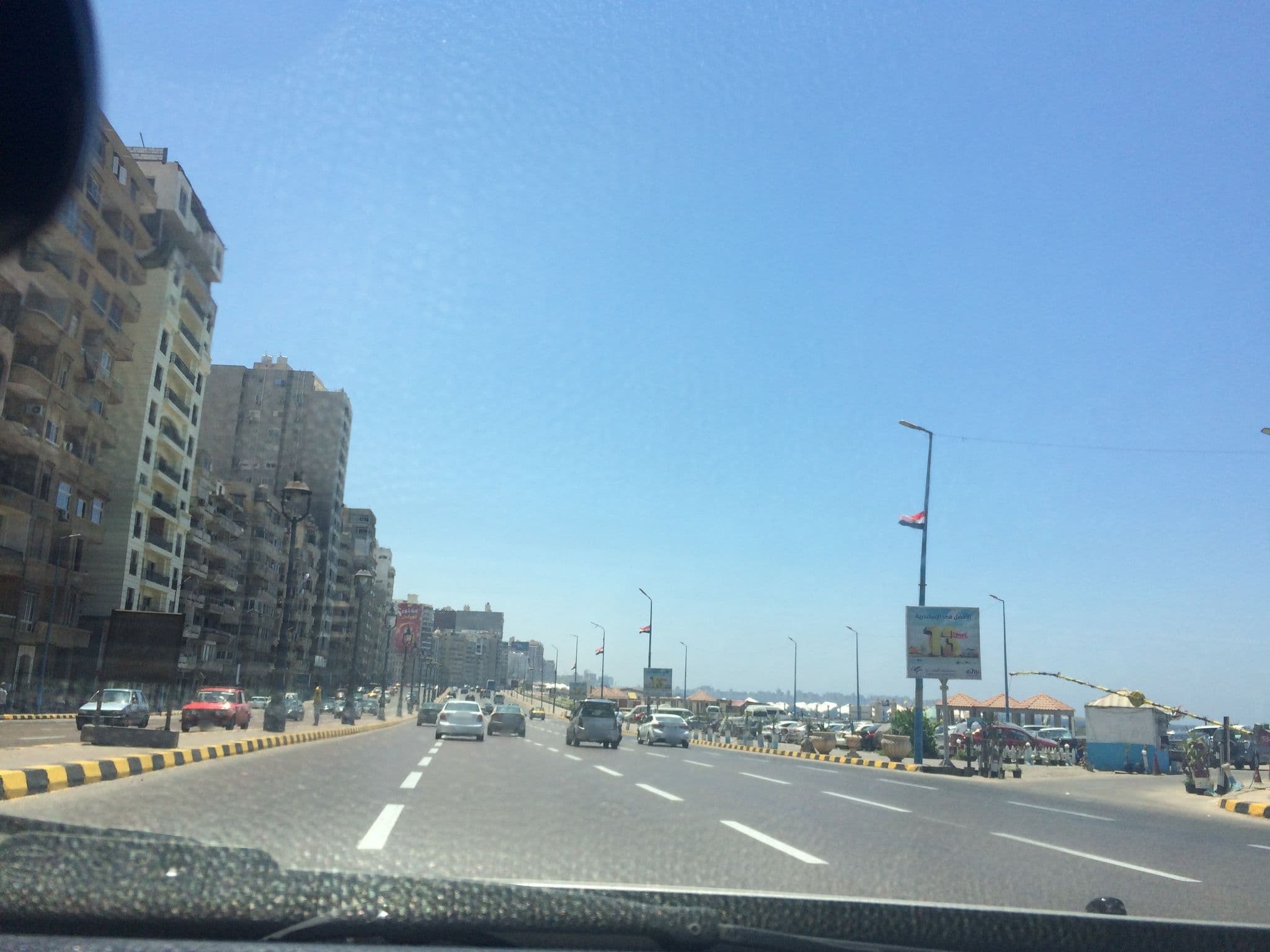 Street view near Nobel Hotel | فندق نوبل, Alexandria — © abbasomar (CC BY-SA · Mapillary)