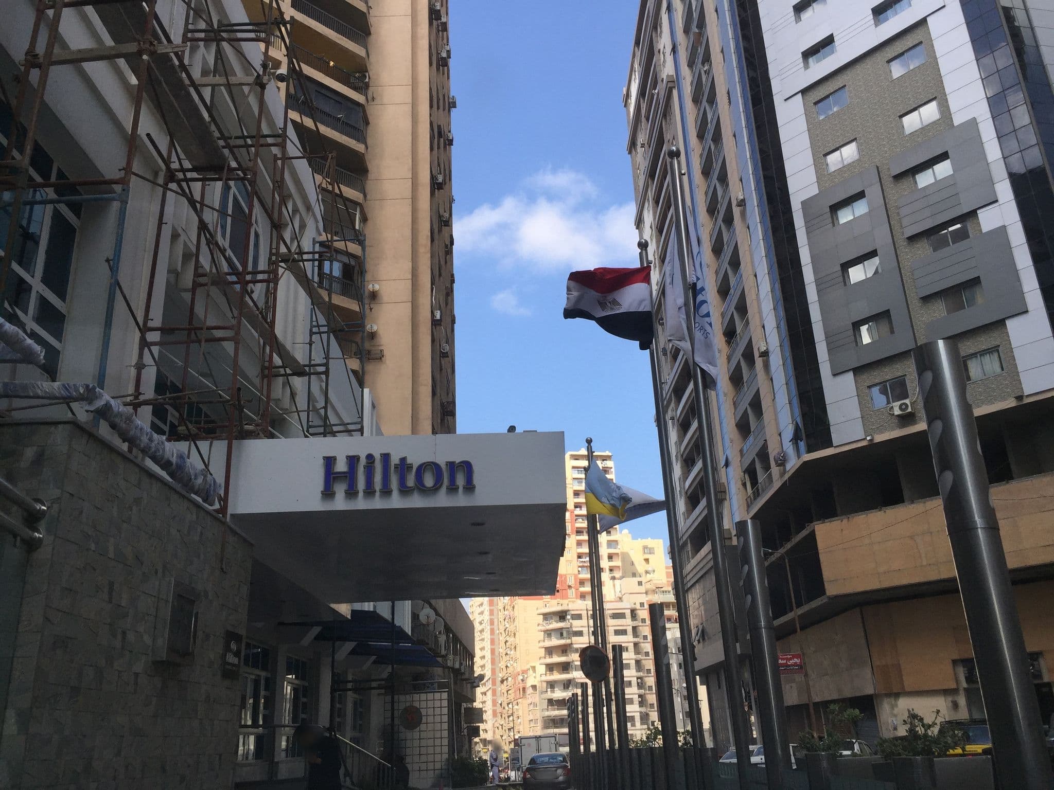 Street view near فندق هيلتون كورنيش الإسكندرية, Abū Qīr — © galilu (CC BY-SA · Mapillary)