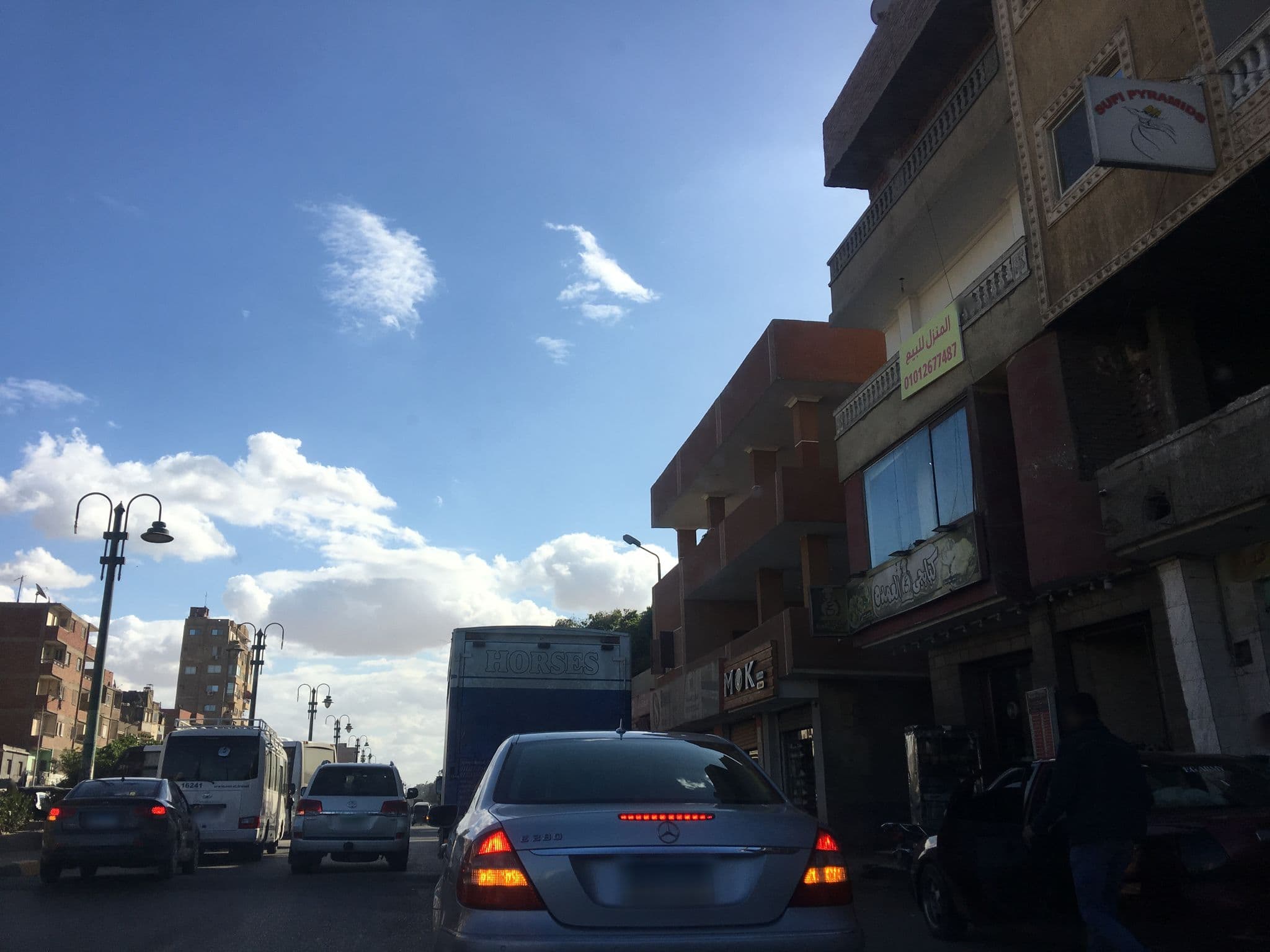 Street view near Star Of Giza Pyramids, Abū an Numrus — © myoussef87 (CC BY-SA · Mapillary)