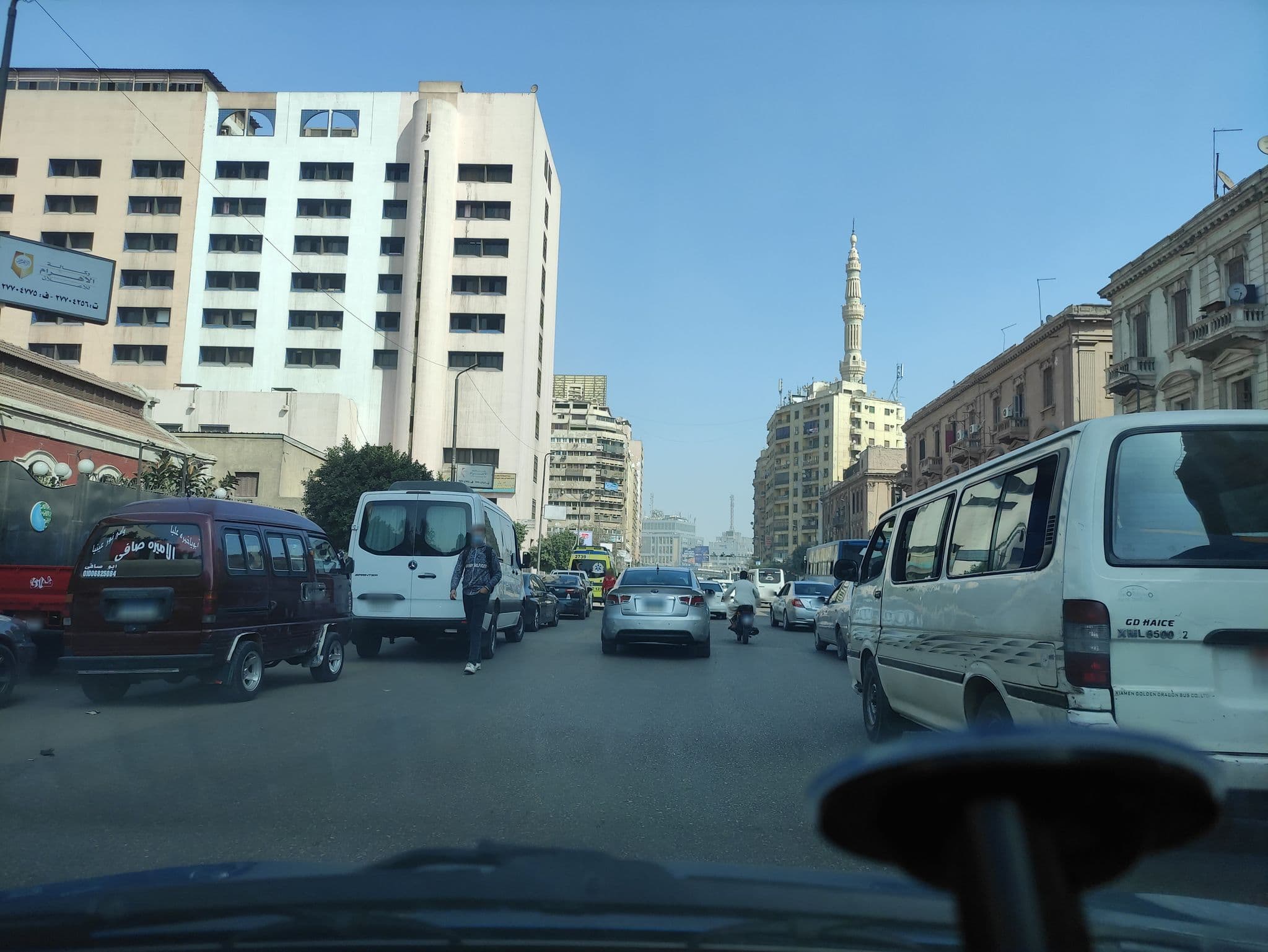 Street view near Capsis Palace Hotel, Cairo — © jojoelaseel9 (CC BY-SA · Mapillary)