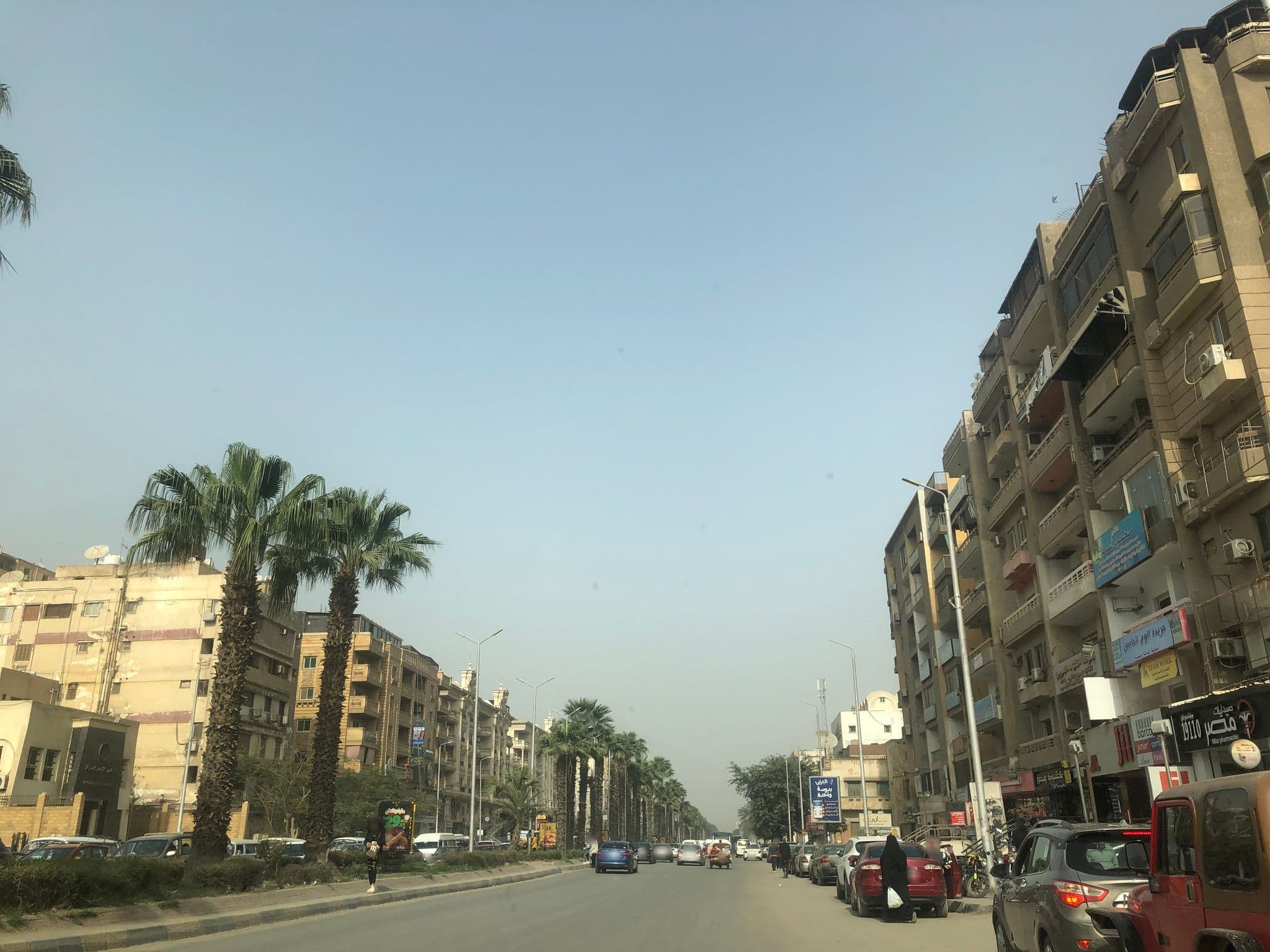 Street view near Husa Hotel, Giza — © emanmehrez (CC BY-SA · Mapillary)