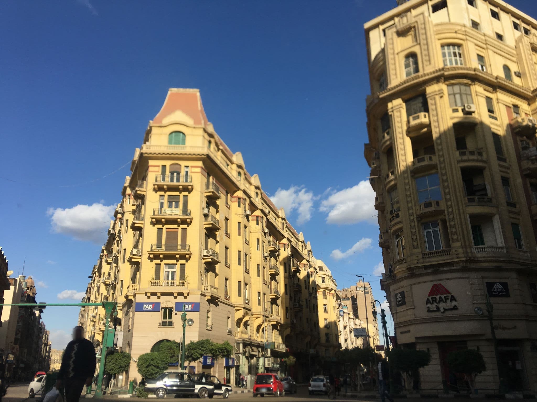 Street view near Lialy Hostel, Būlāq Abū al ‘Ilā — © myoussef87 (CC BY-SA · Mapillary)