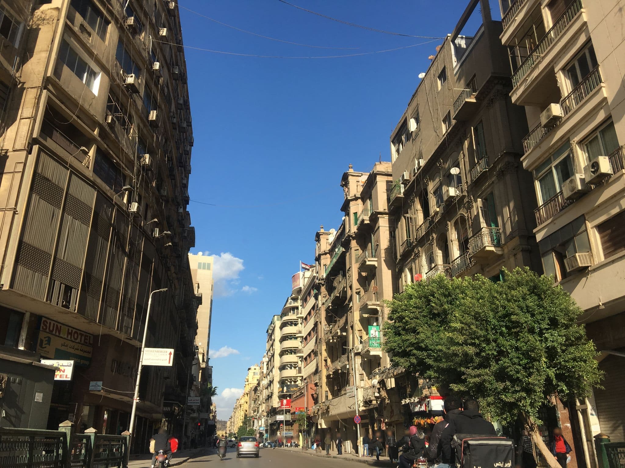 Street view near SunHotel, Būlāq Abū al ‘Ilā — © myoussef87 (CC BY-SA · Mapillary)