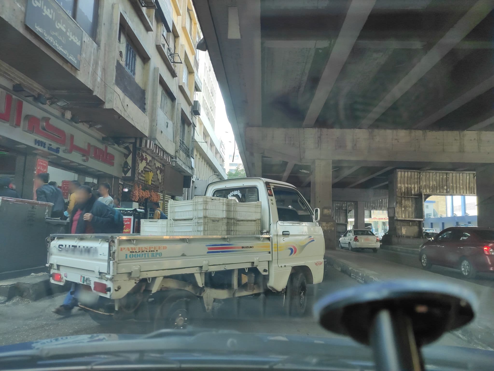 Street view near Everest Hotel, Cairo — © jojoelaseel9 (CC BY-SA · Mapillary)