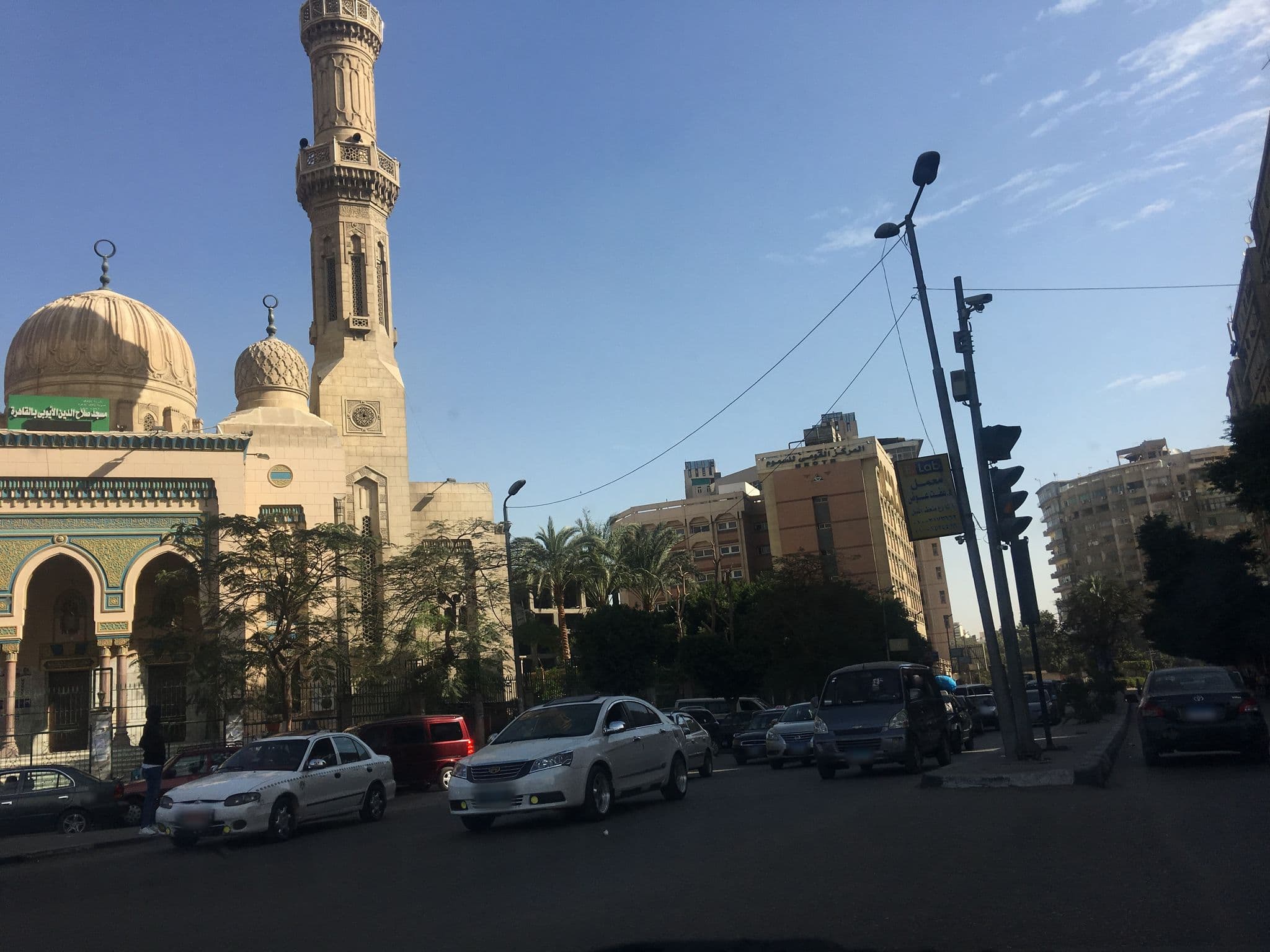 Street view near Nile Sky Hotel, Giza — © myoussef87 (CC BY-SA · Mapillary)